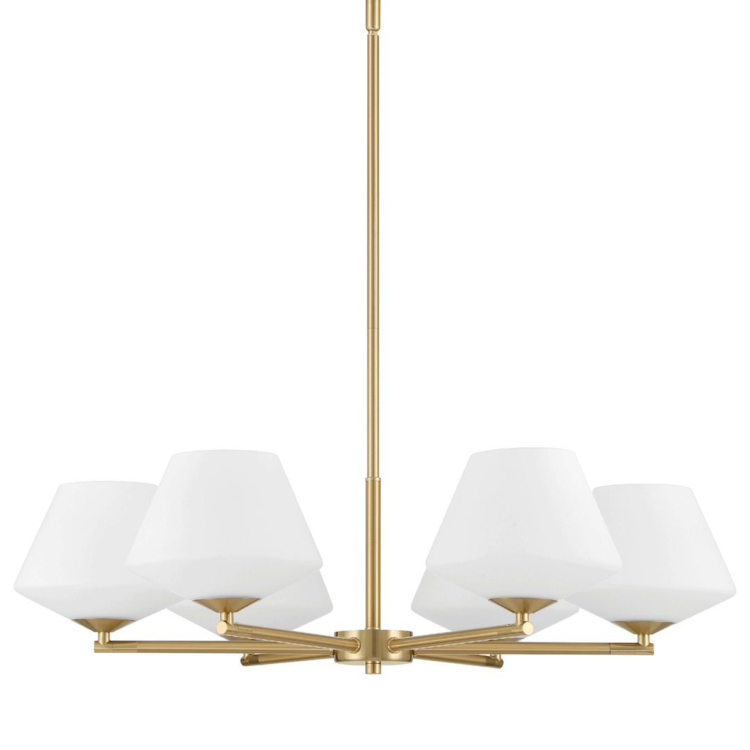 Celestial Valley 6 Light Medium 27 Inch Chandelier