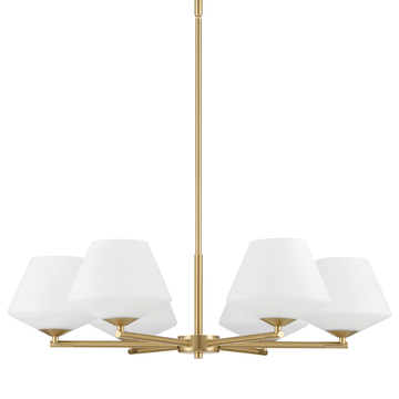 Celestial Valley 6 Light Medium 27 Inch Chandelier