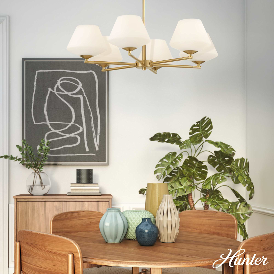 Celestial Valley 6 Light Medium 27 Inch Chandelier