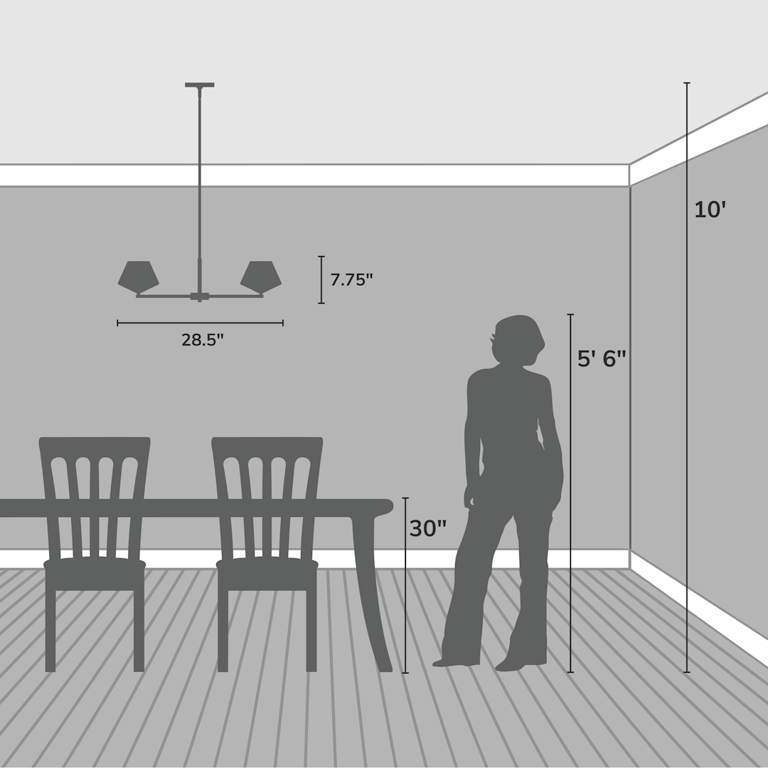 Celestial Valley 6 Light Medium 27 Inch Chandelier