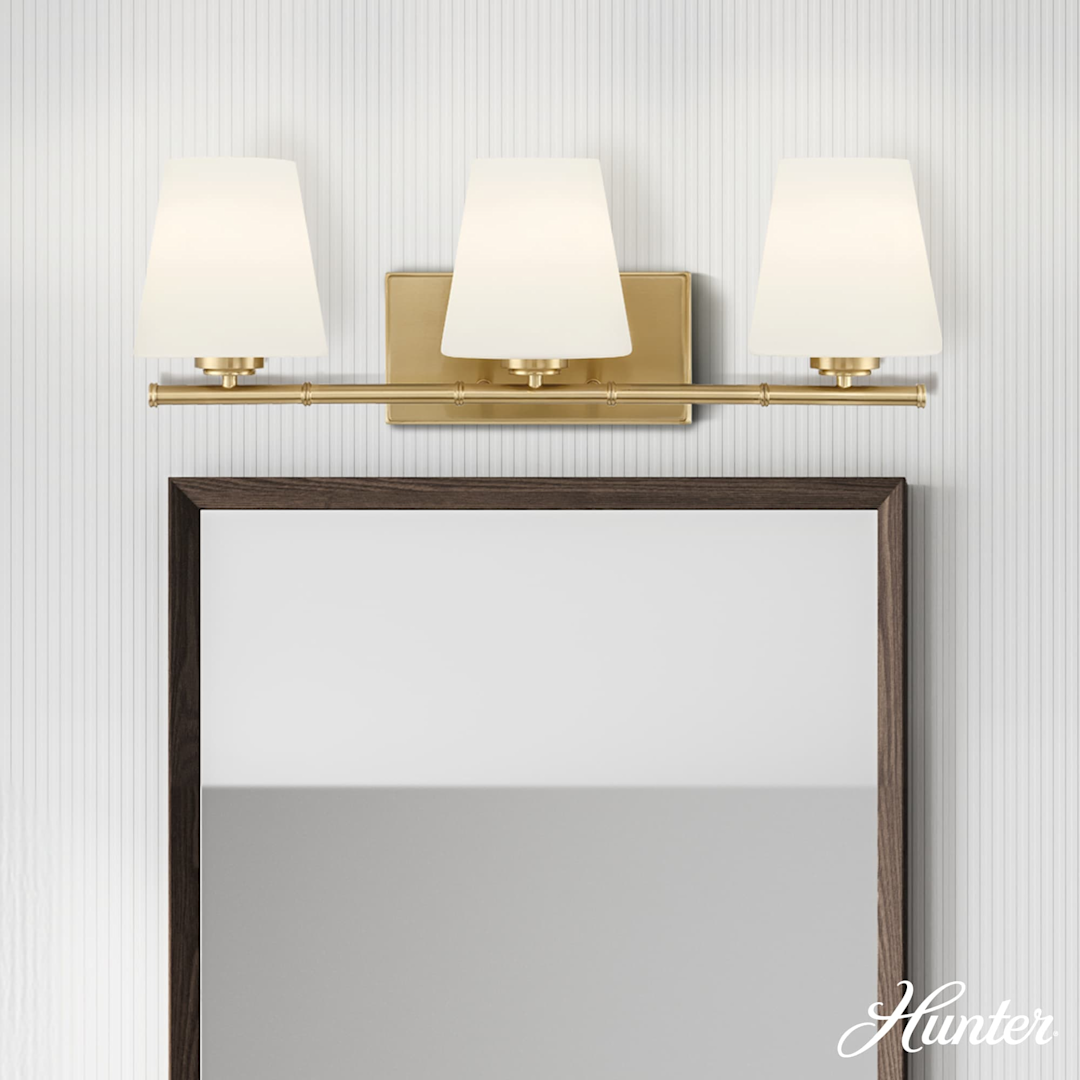 Hunter Fauna Grove 3 Light Medium 25 Inch Vanity