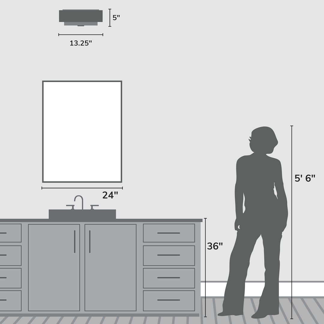 Brookside Jasmine Roth 2 Light Medium 13 Inch Flush
