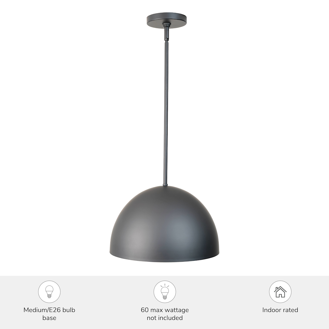 Hunter Erling 1 Light Medium 14 Inch Pendant