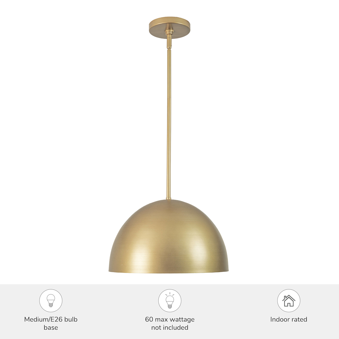 Hunter Erling 1 Light Medium 14 Inch Pendant