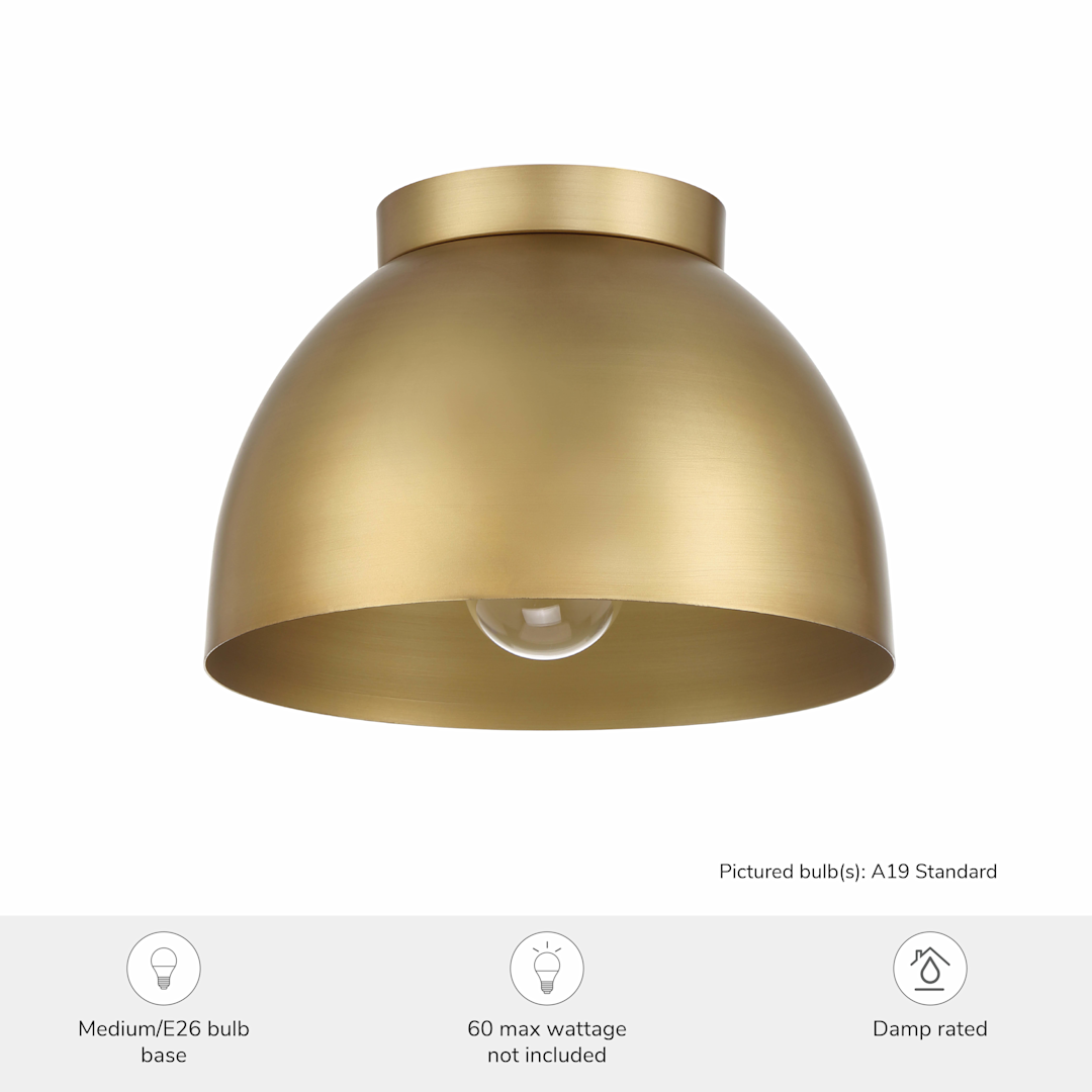 Erling 1 Light Medium 10 Inch Flush