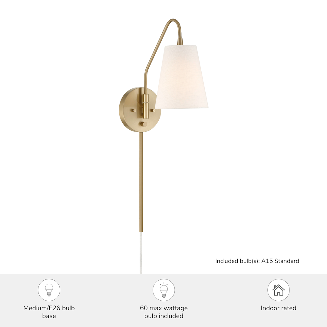 Hunter Valley Park 1 Light Large 6 Inch Pin up Sconce