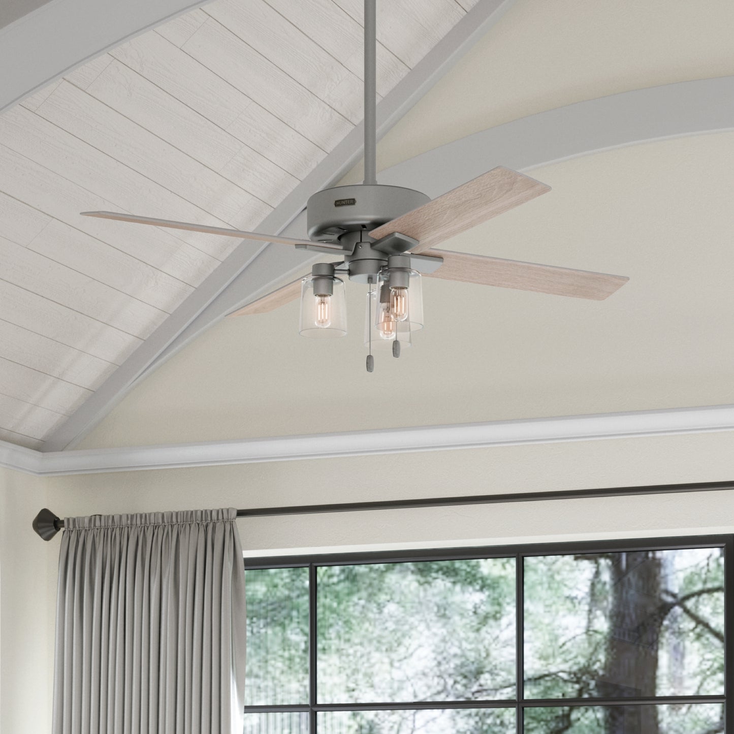 Pelston with LED Light 52 inch