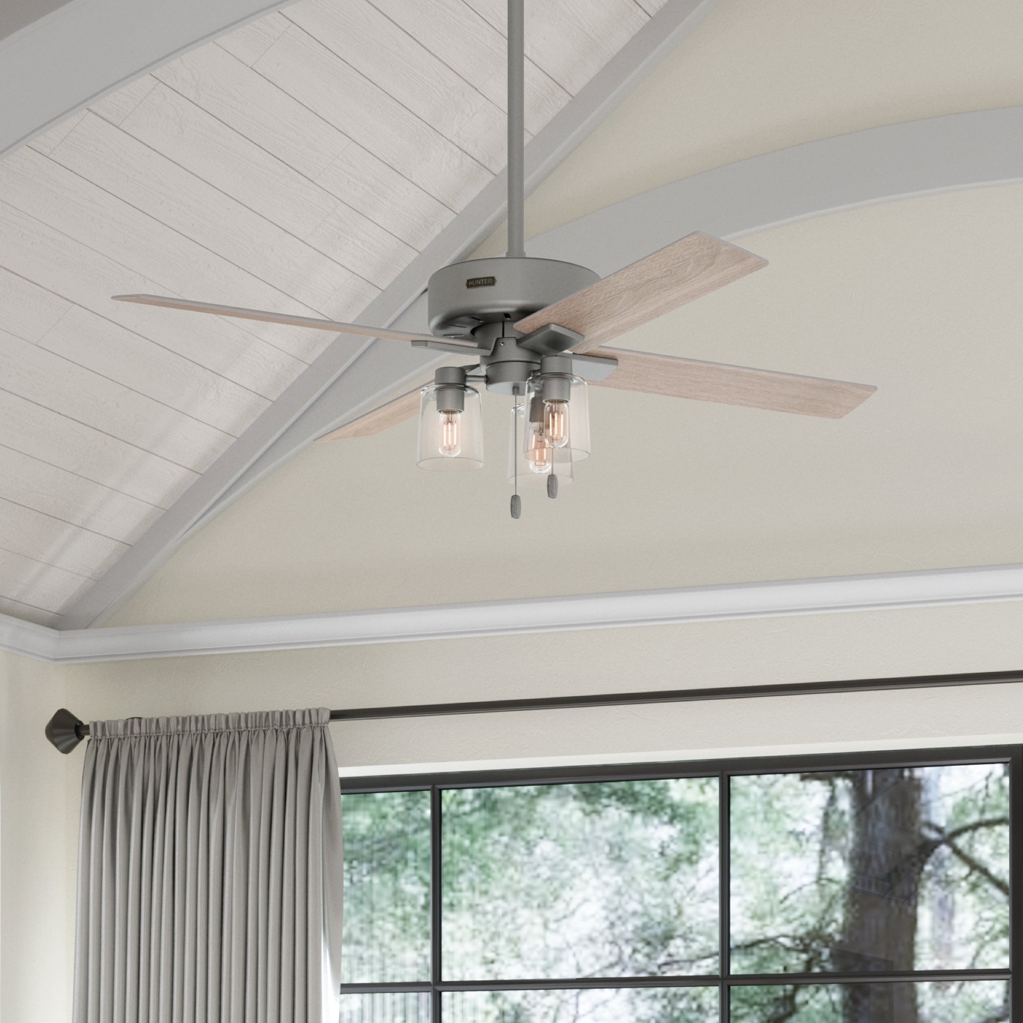 Pelston with LED Light 52 inch