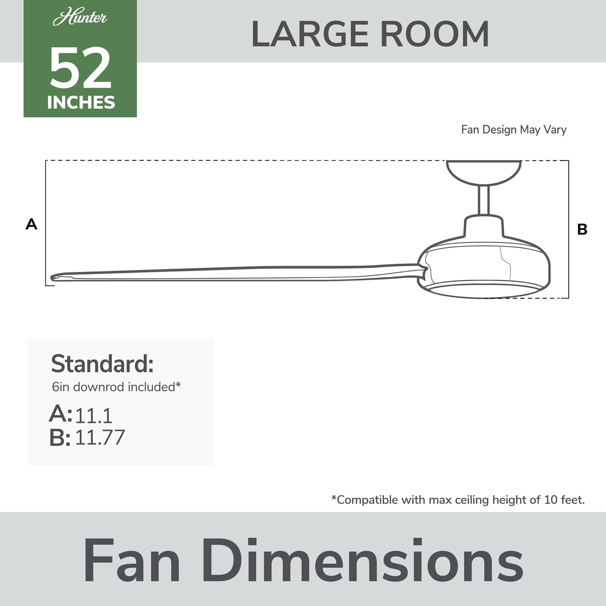 AirStack Outdoor Energy Star with Remote 52 inch