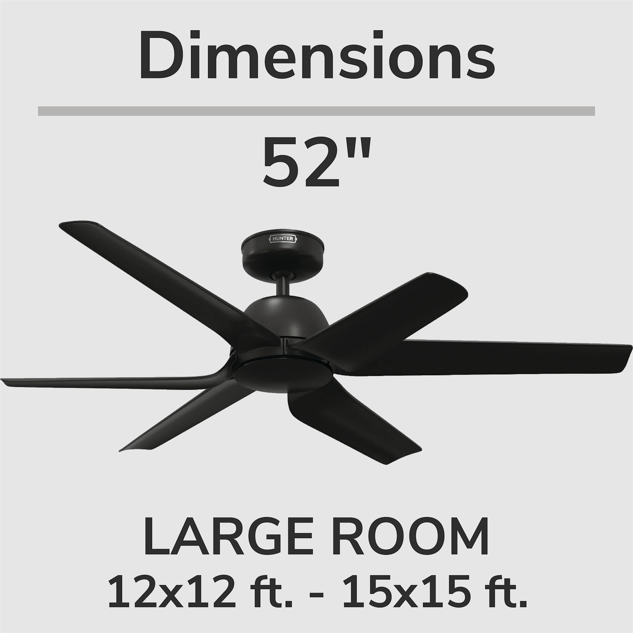 AirStack Outdoor Energy Star with Remote 52 inch
