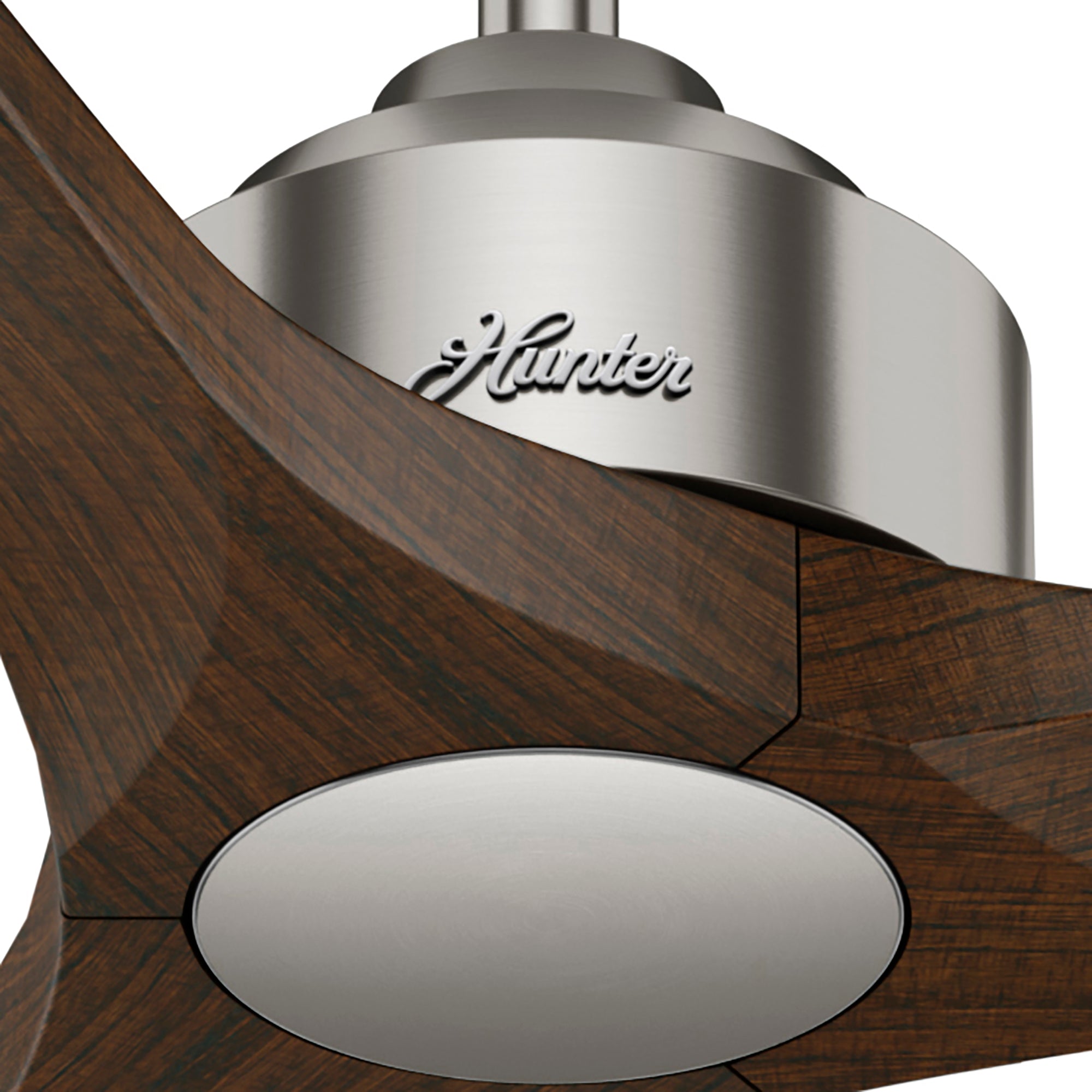 Hunter 52 inch Melbourne Brushed Nickel Ceiling Fan and Wall Control