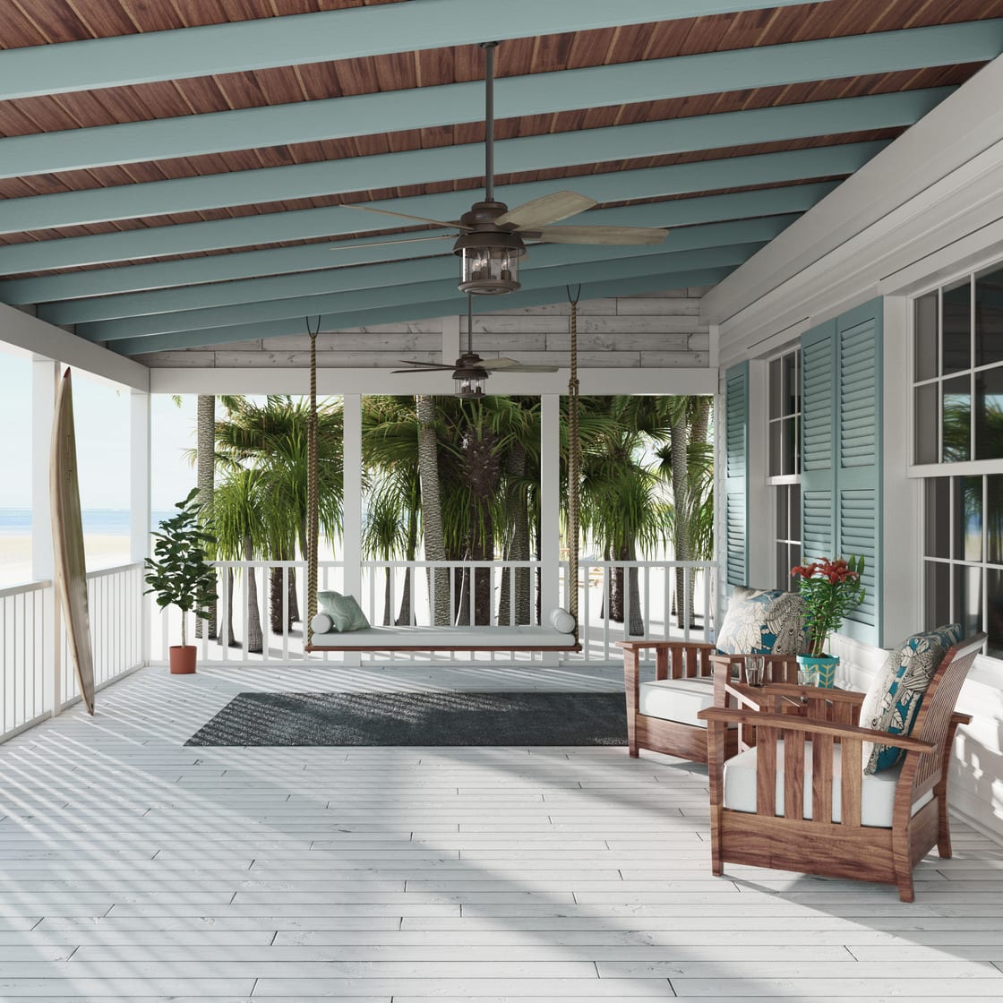 Coral Bay Outdoor with Light 52 inch