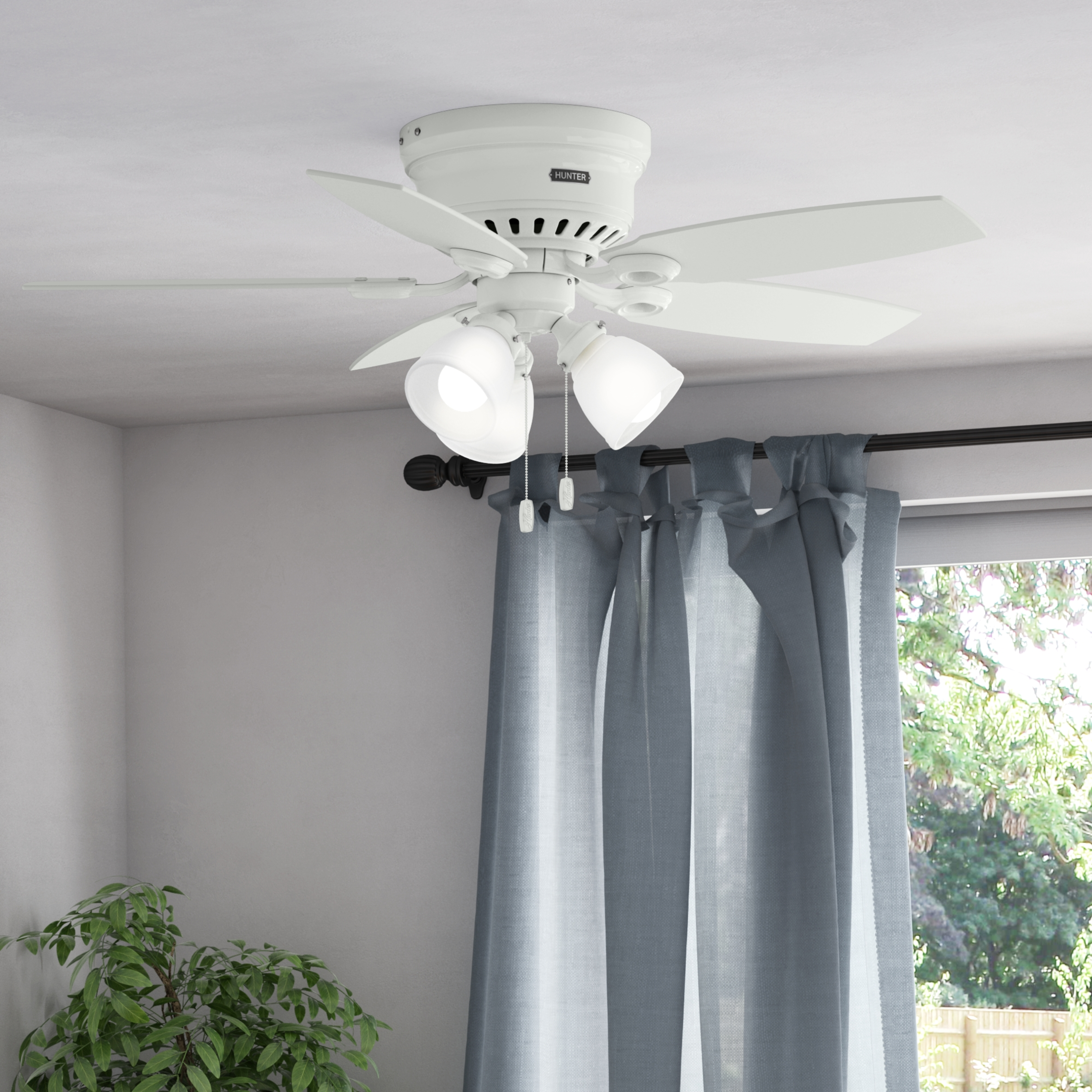 Hatherton Low Profile with 3 Lights 46 inch (Refurbished)