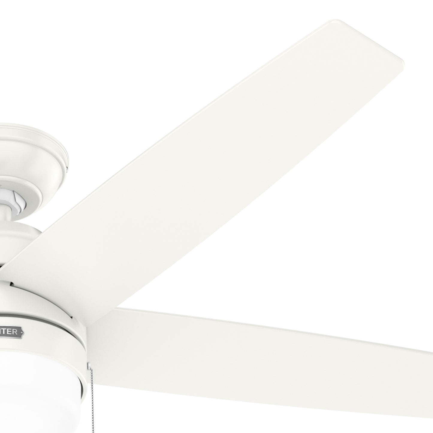 Hunter 52 inch Bardot Matte Black Ceiling Fan with LED Light Kit and Pull Chain