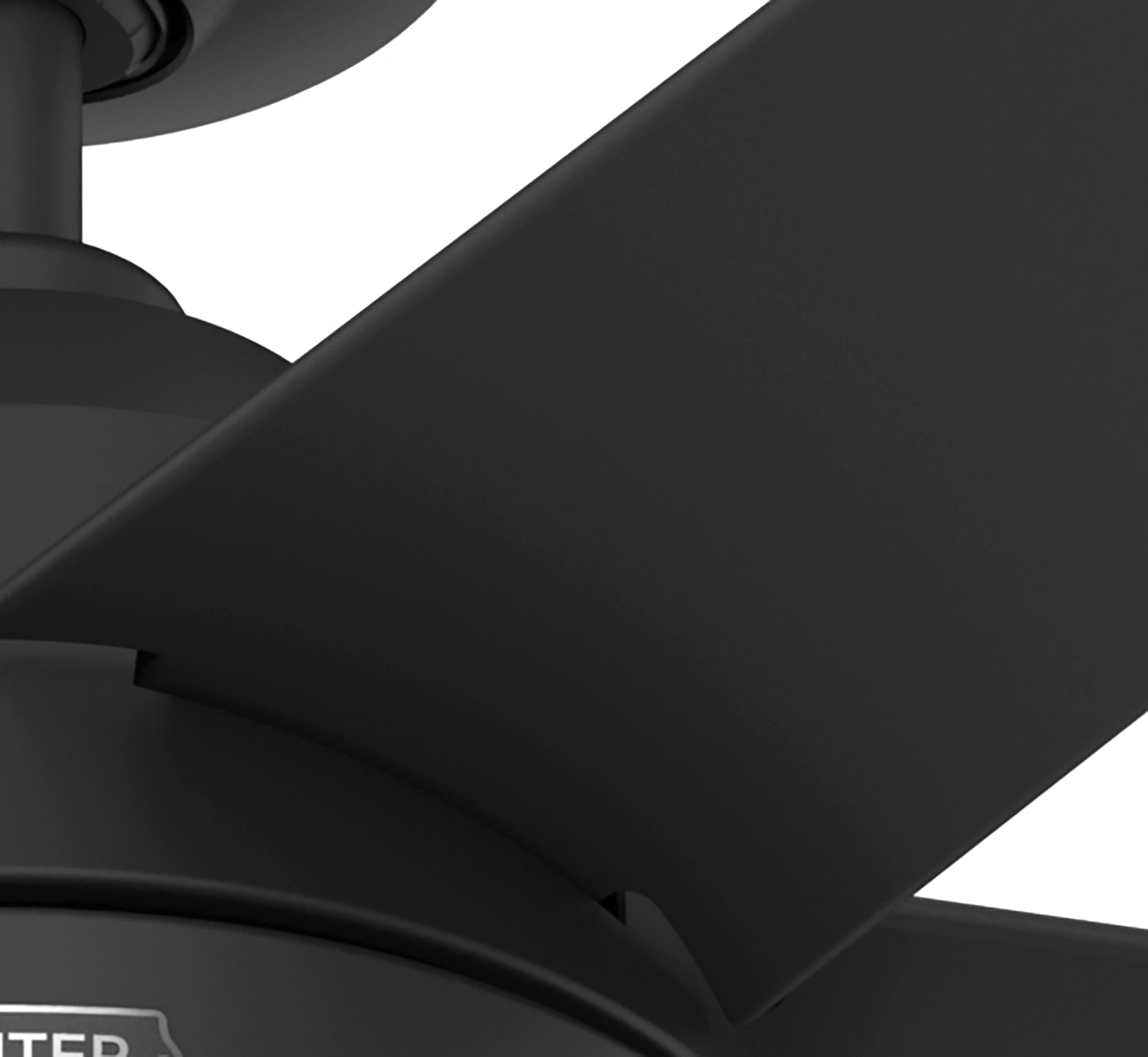 Hunter 52 inch Skyflow Matte Black WeatherMax Indoor / Outdoor Ceiling Fan with LED Light Kit and Wall Control