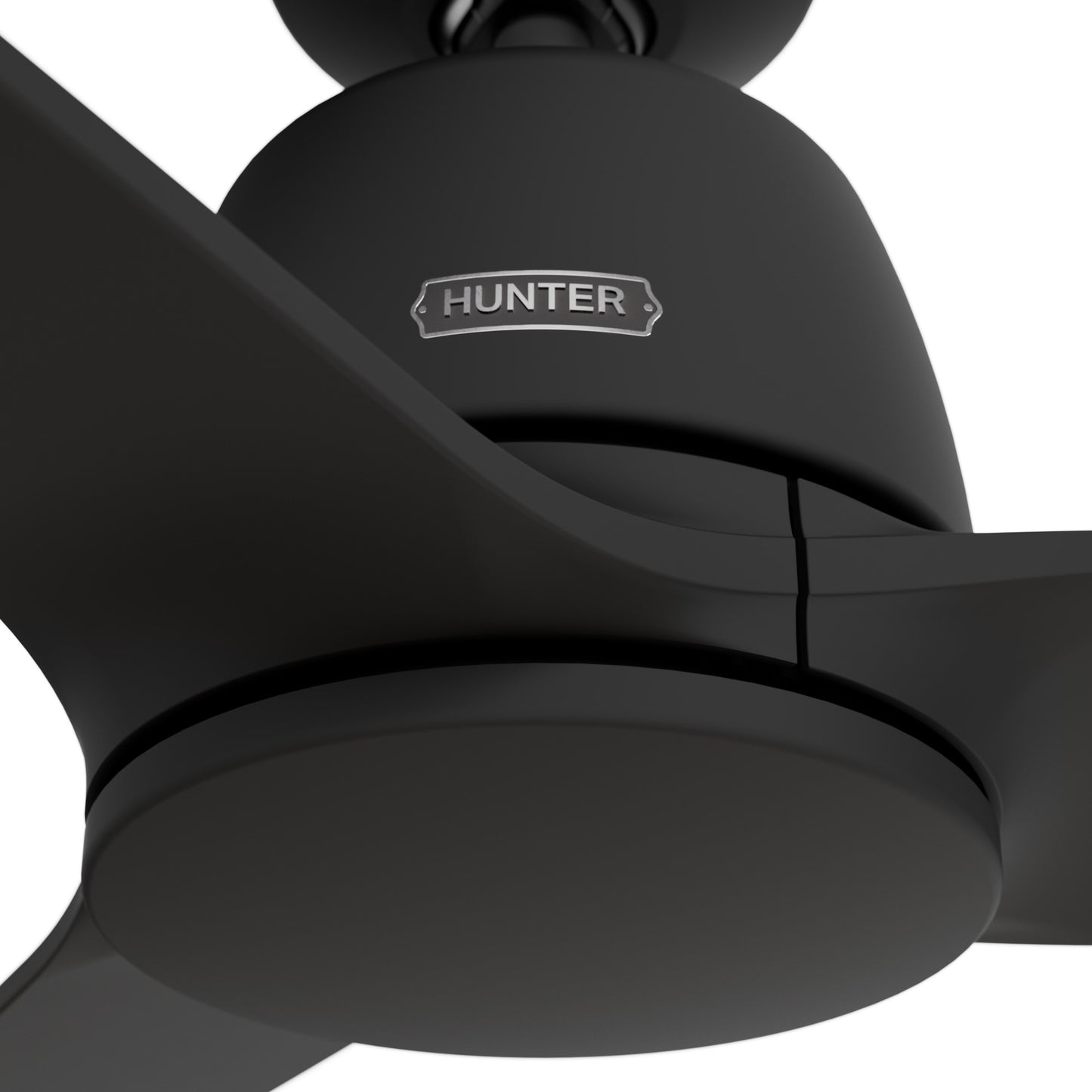 Hunter 52 inch Malden Matte White Ceiling Fan and Handheld Remote