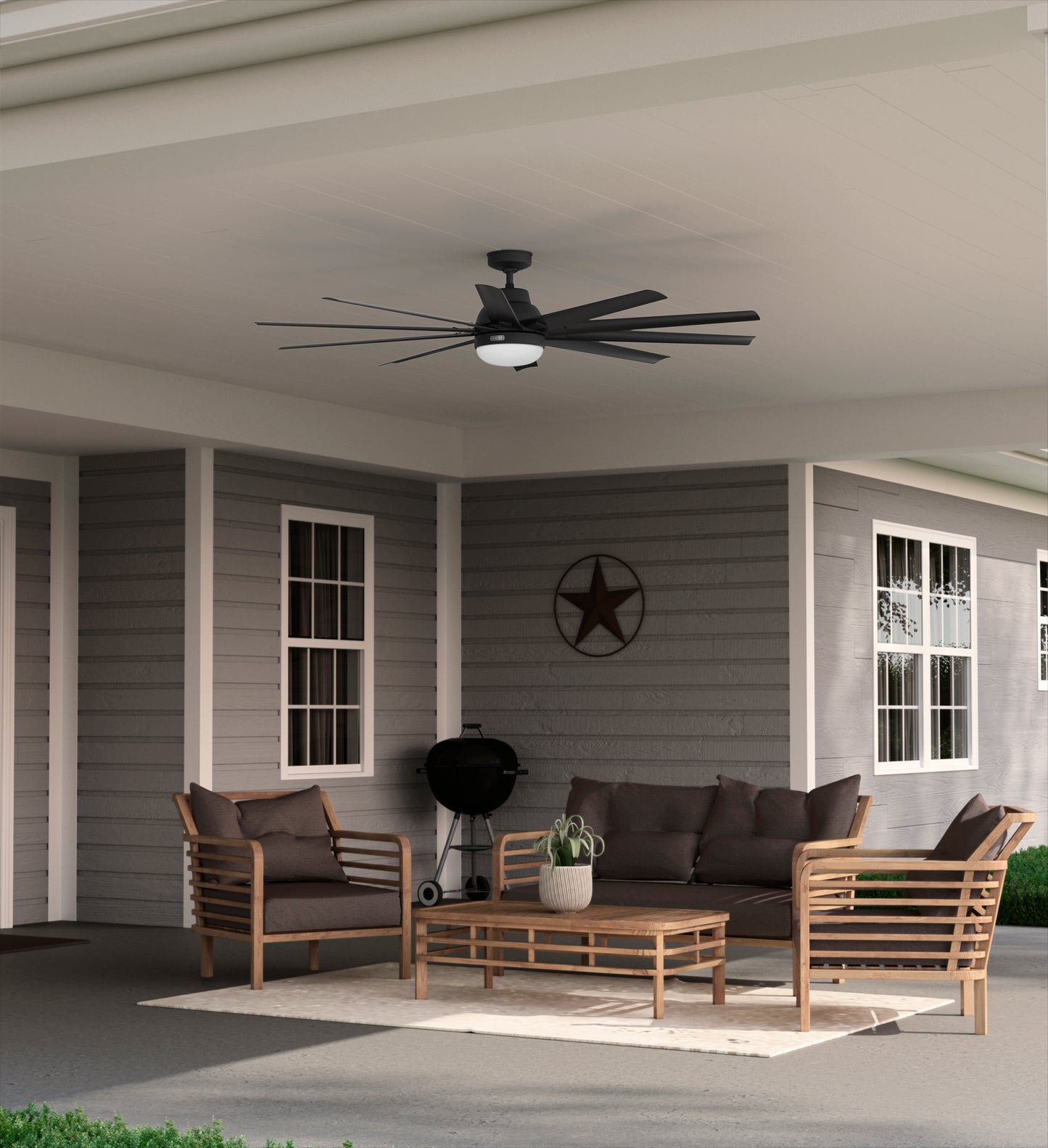 Overton Outdoor with LED Light 72 inch