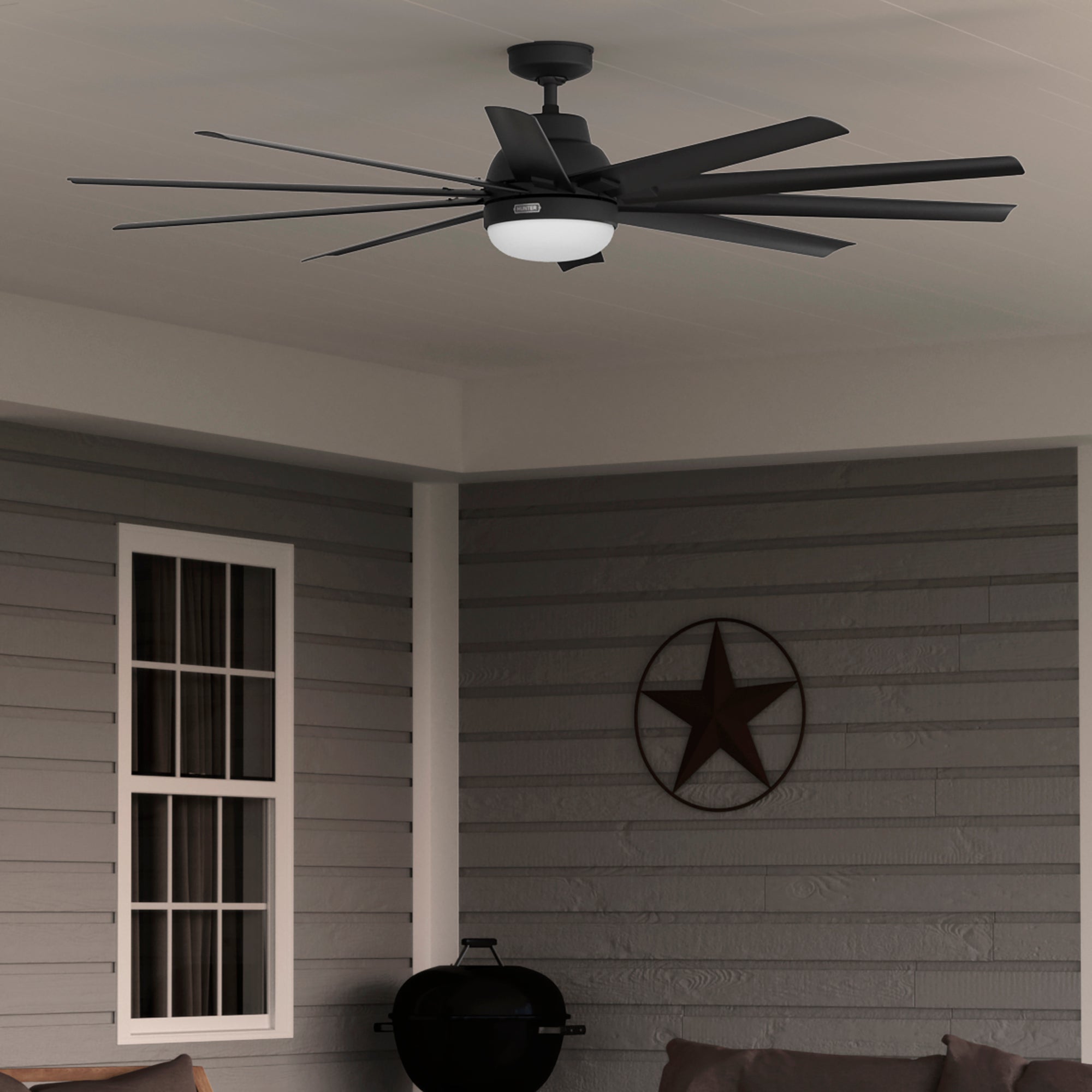 Overton Outdoor with LED Light 72 inch