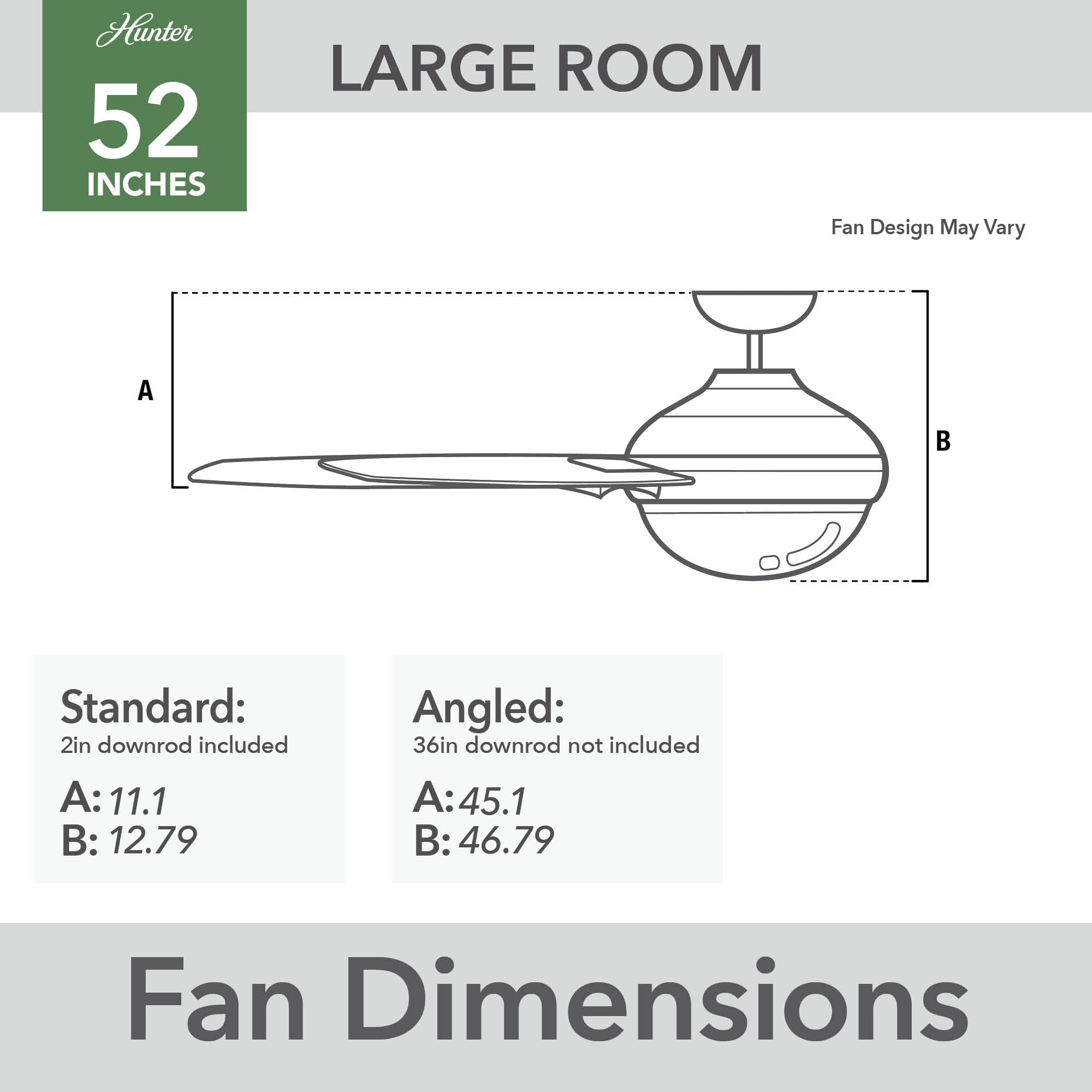 Aeronaut Outdoor Smart Fan with LED Light 52 inch with Remote