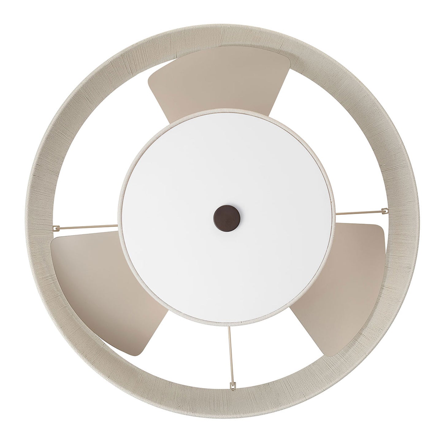 Brookside Jasmine Roth Indoor Fandelier with LED Light 30 inch with remote