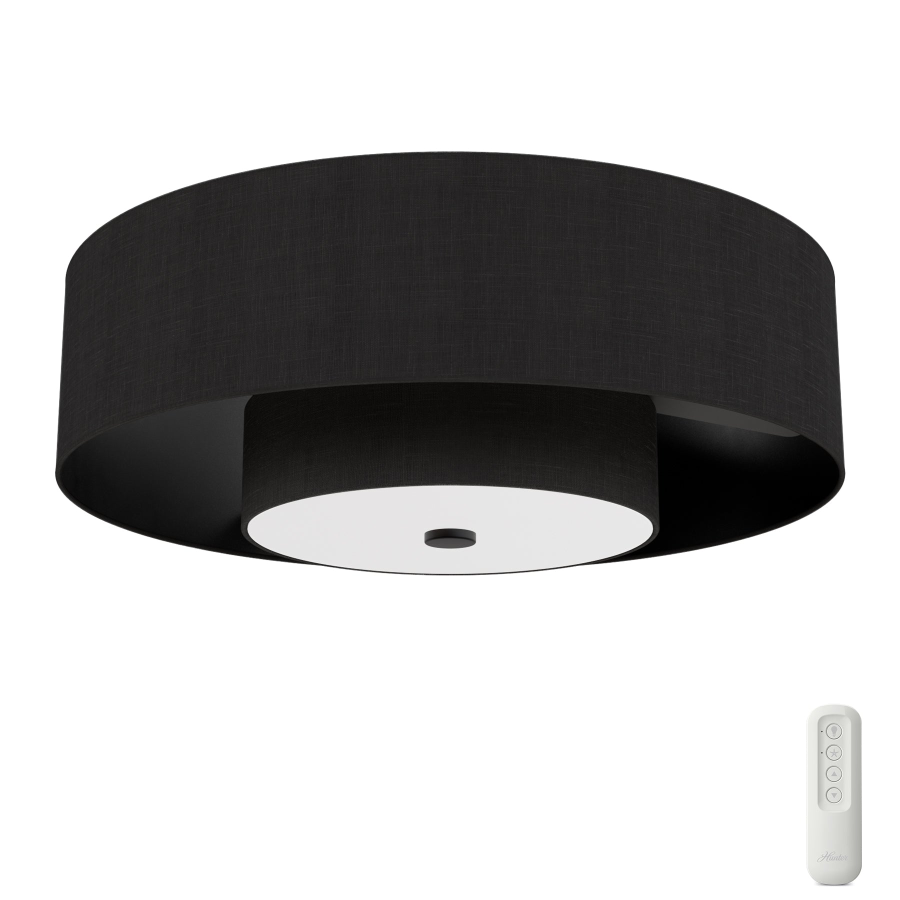 Brookside Jasmine Roth Indoor Fandelier with LED Light 30 inch with remote
