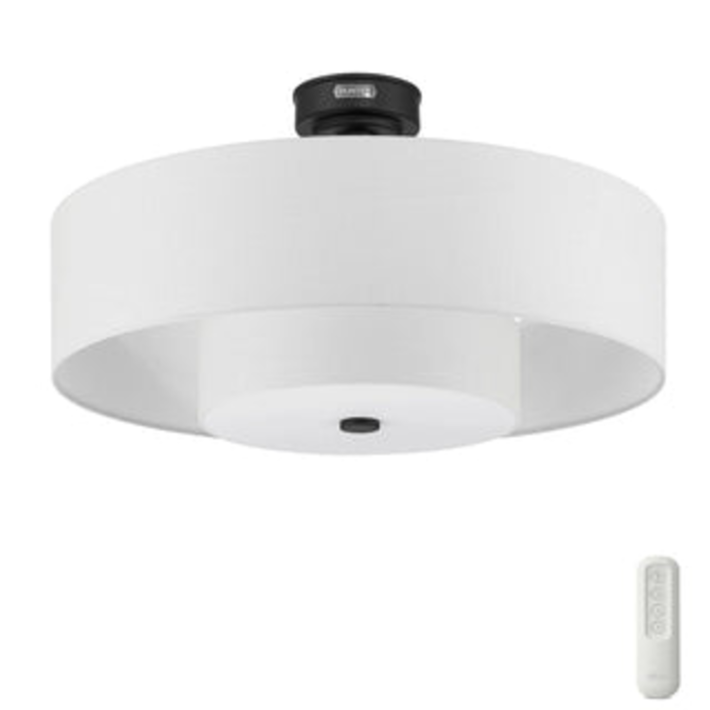 Brookside Jasmine Roth Indoor Fandelier with LED Light 30 inch with remote