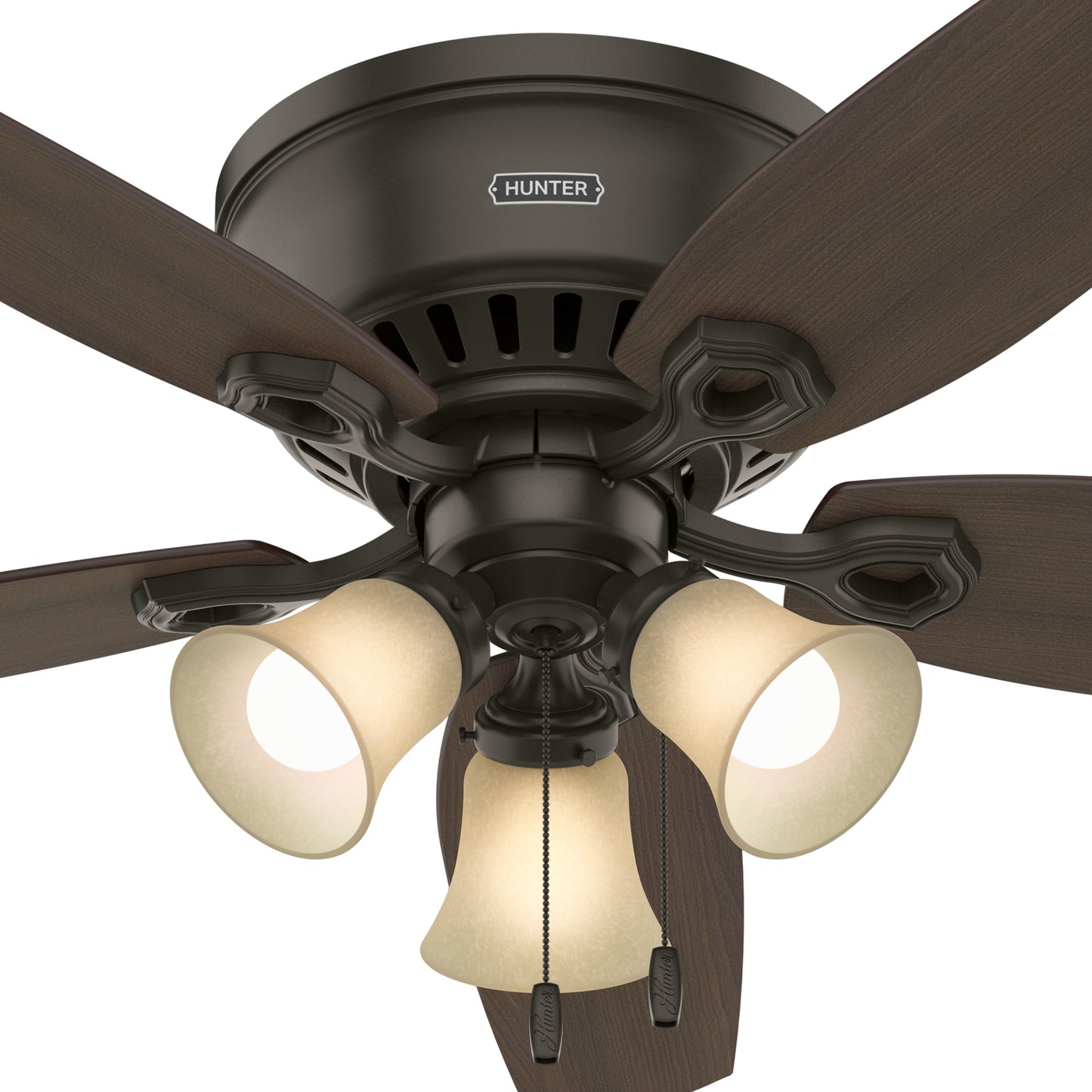 Builder Low Profile with 3 Lights 52 inch