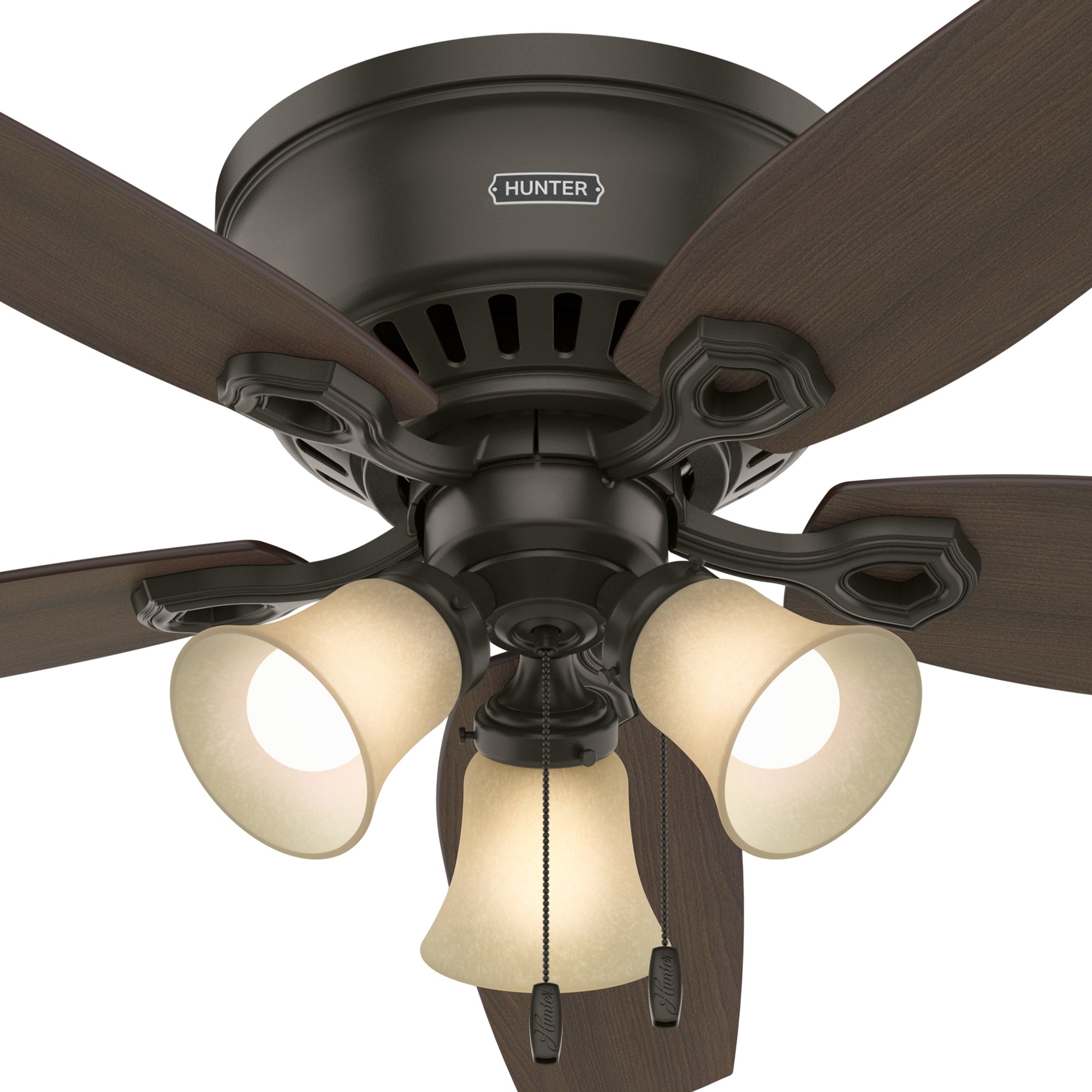Builder Low Profile with 3 Lights 52 inch