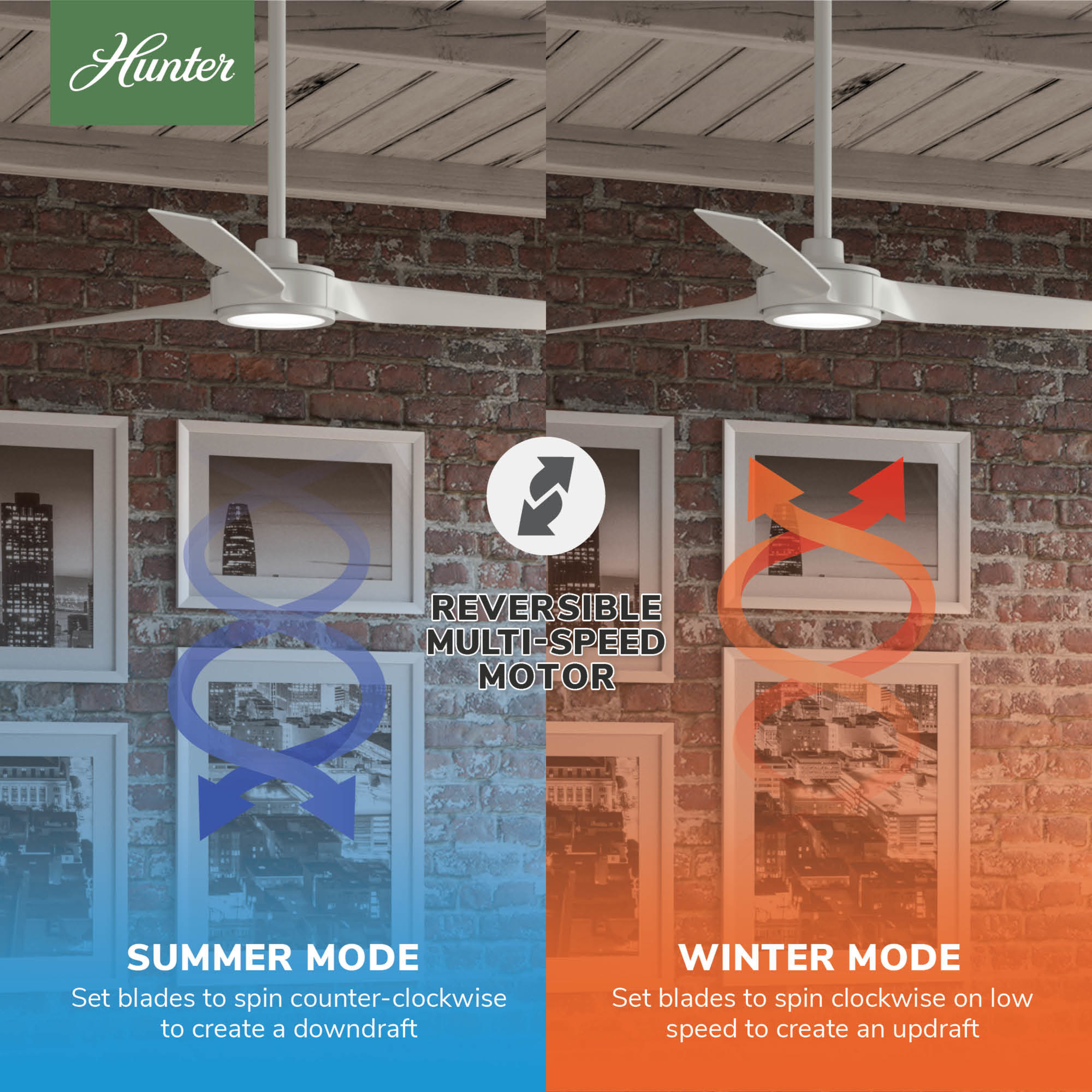 ZenTech 3 Blade Outdoor Smart Fan 52 inch