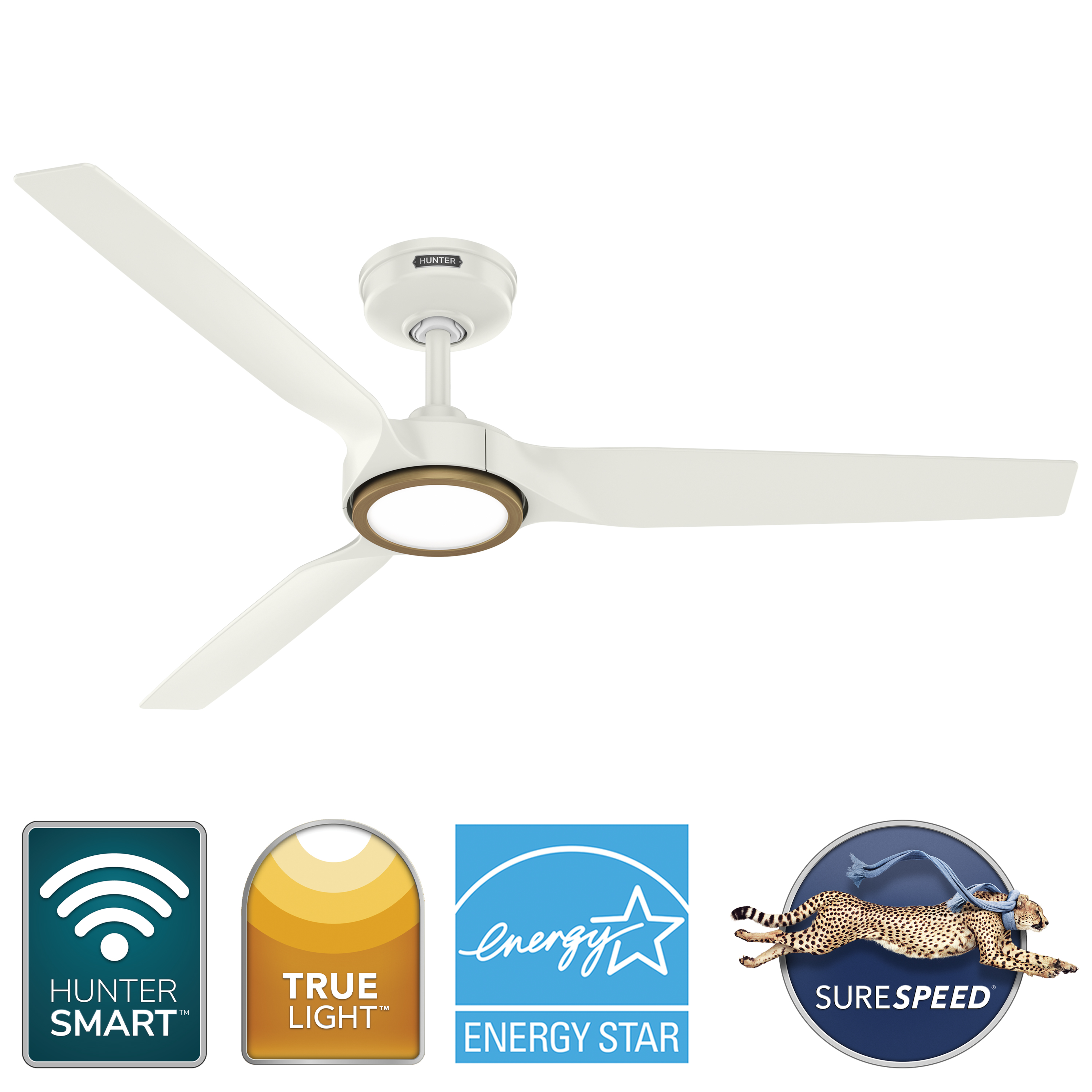 ZenTech 3 Blade Outdoor Smart Fan 52 inch