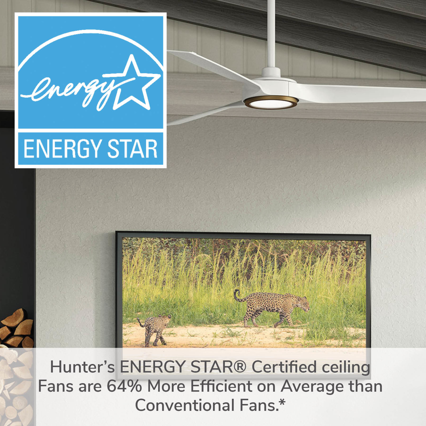 ZenTech 3 Blade Outdoor Smart Fan 52 inch