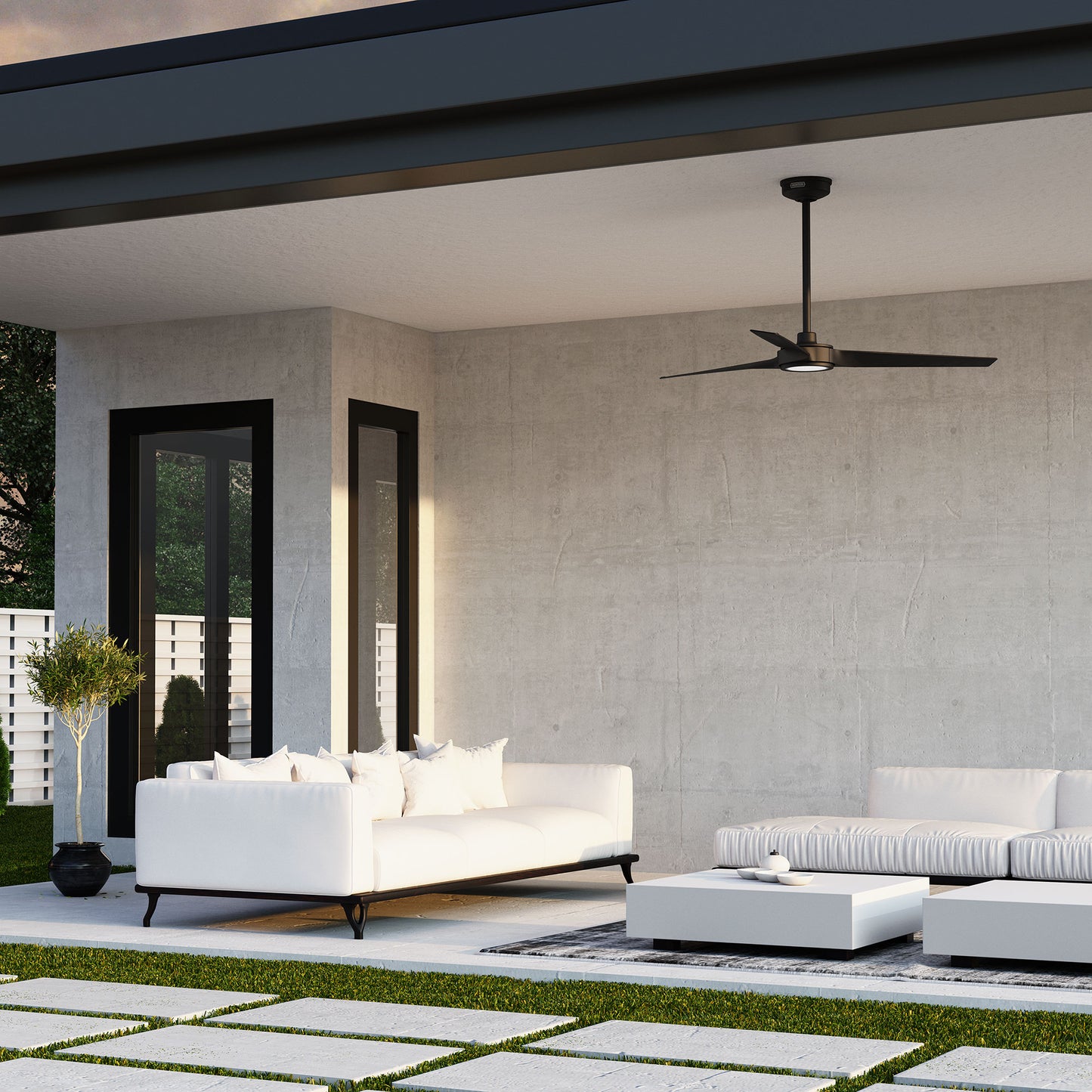 ZenTech 3 Blade Indoor Outdoor Smart Fan 44 inch