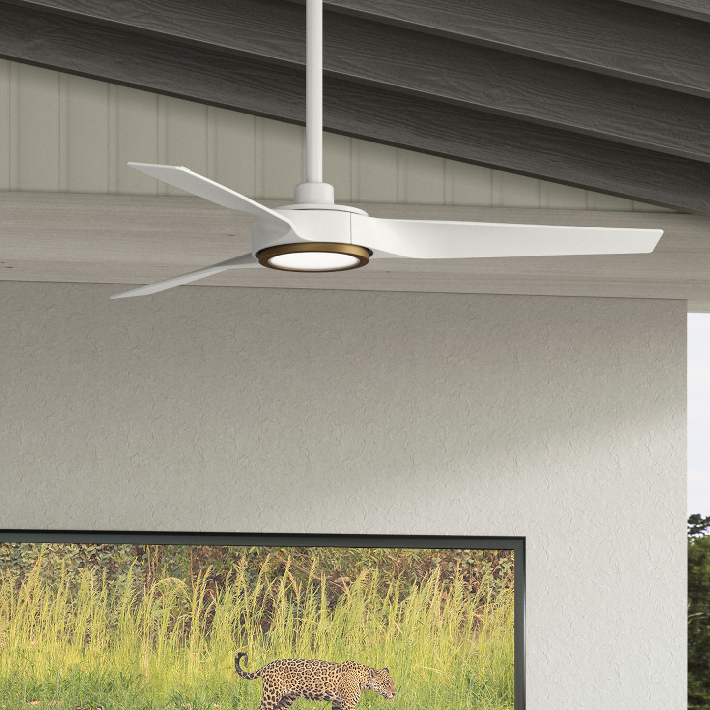 ZenTech 3 Blade Indoor Outdoor Smart Fan 44 inch