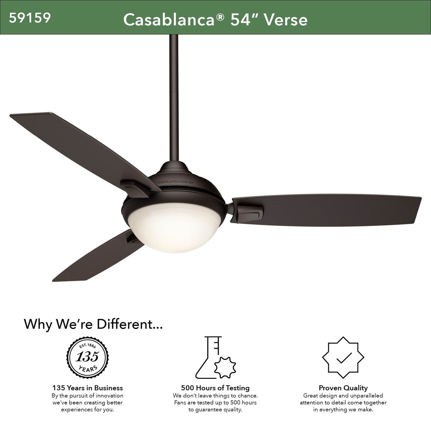 Verse Outdoor with LED Light 54 inch