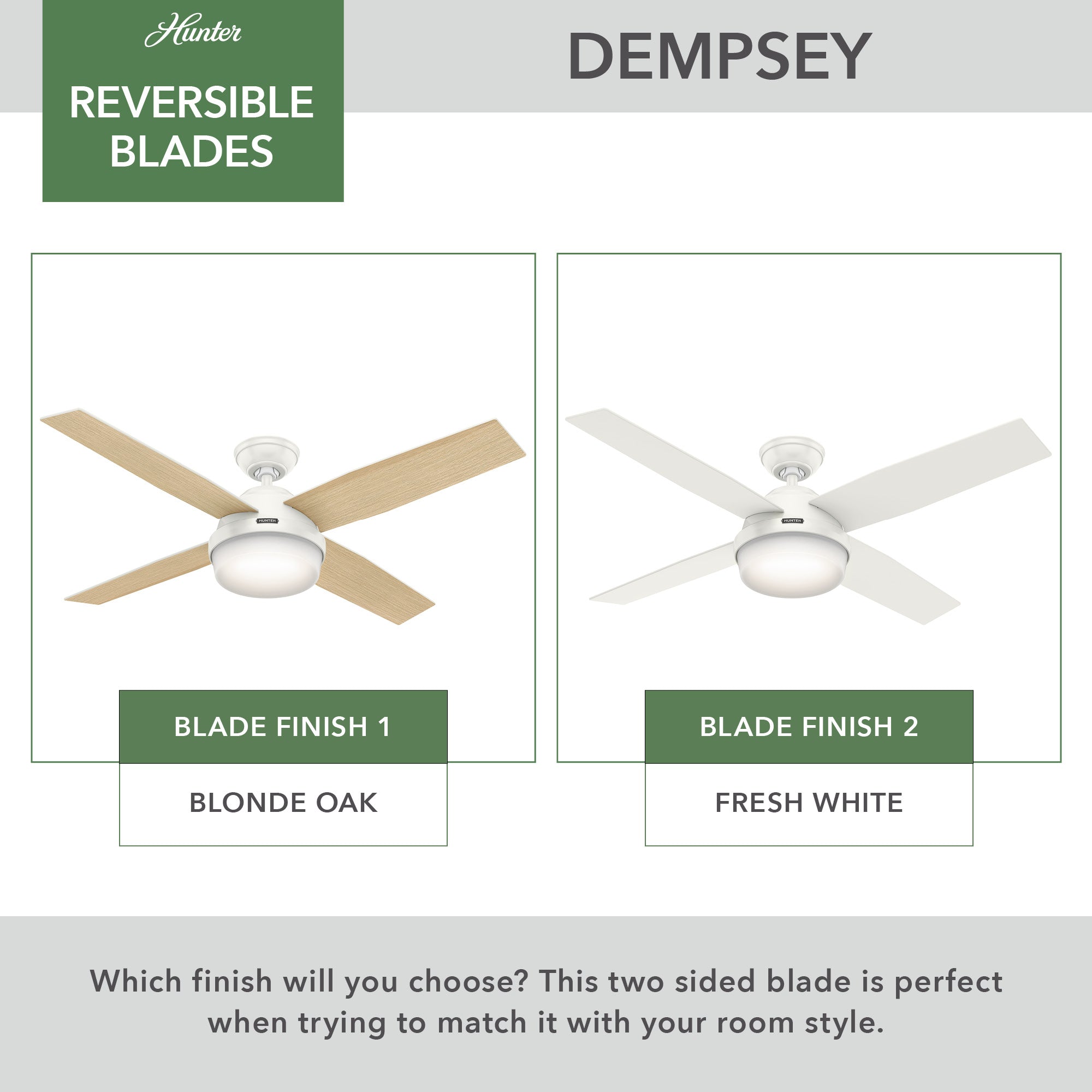 Dempsey with Light 52 inch