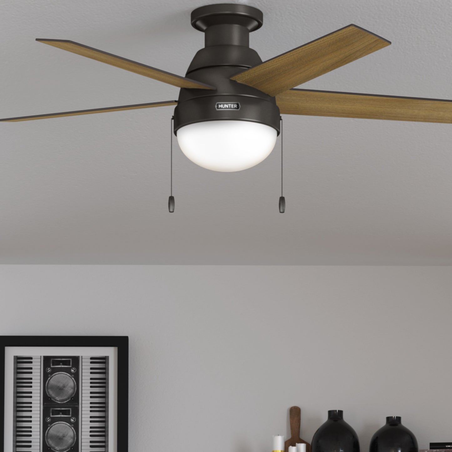 Anslee Low Profile with LED Light 46 inch