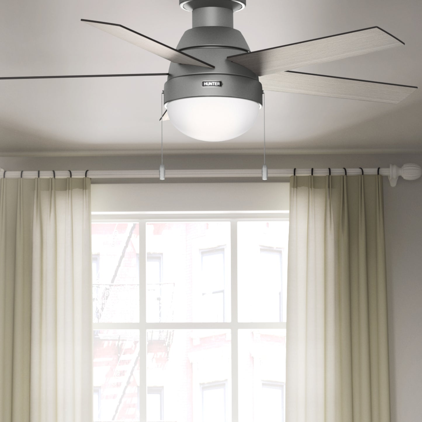 Anslee Low Profile with LED Light 46 inch
