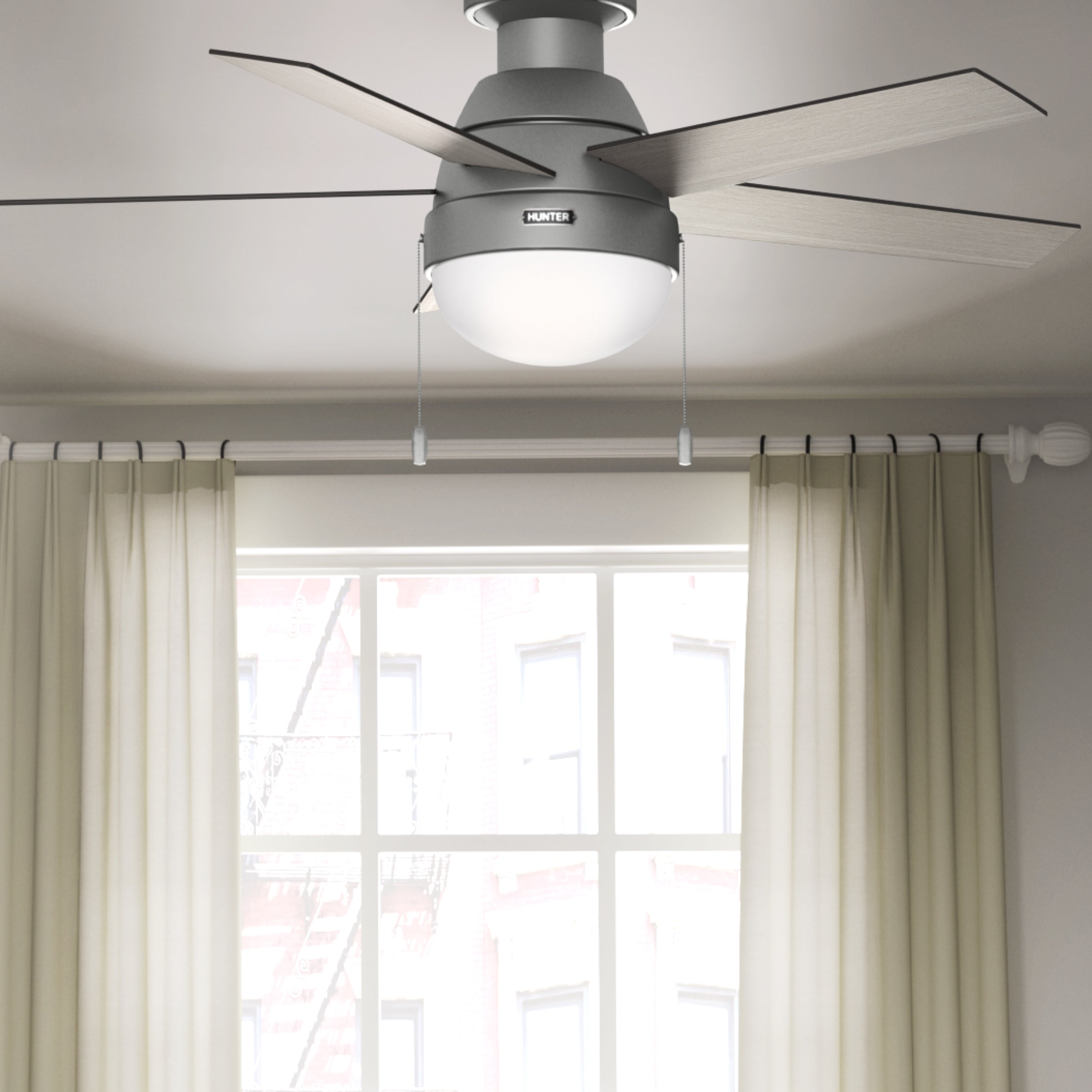 Anslee Low Profile with LED Light 46 inch