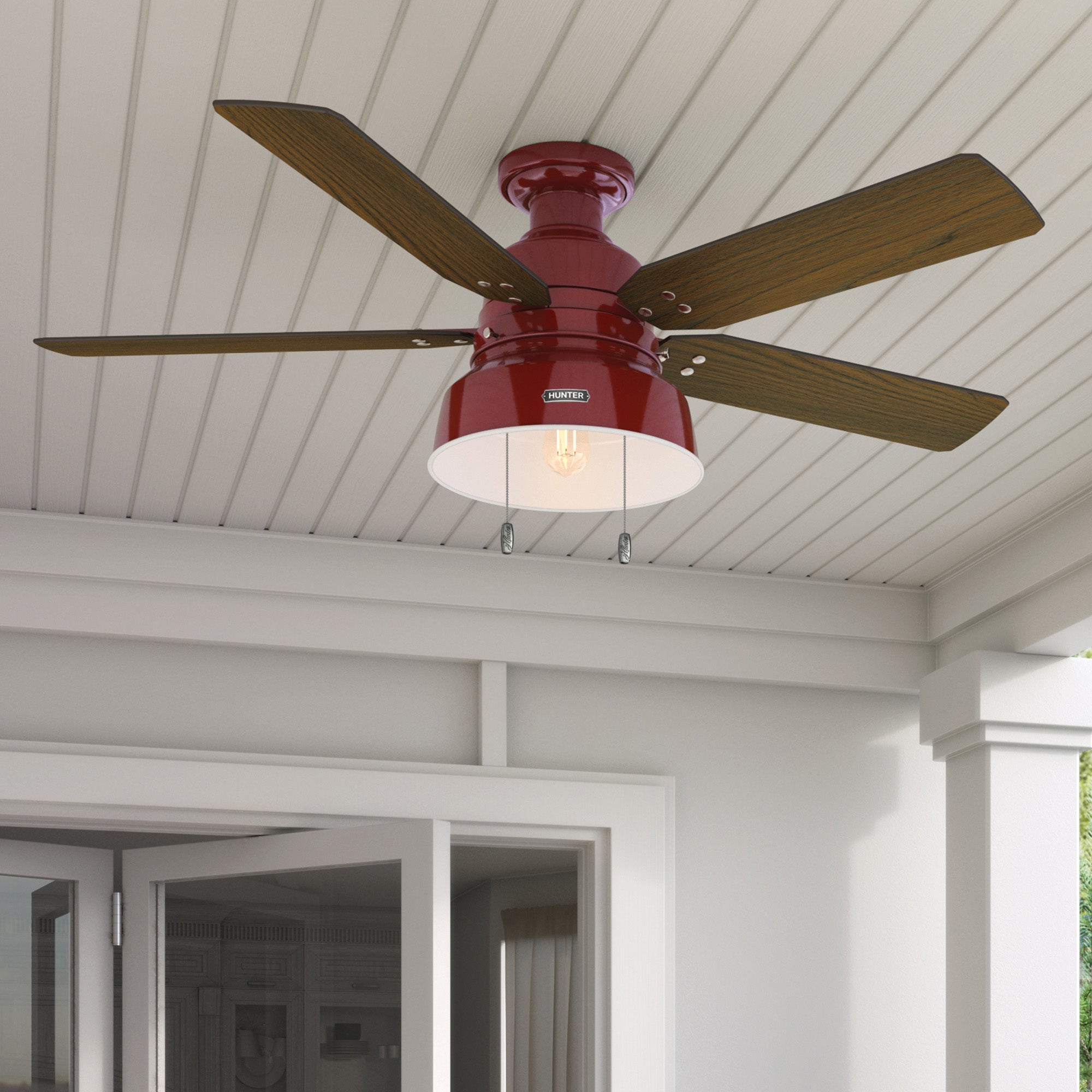 Mill Valley Low Profile Outdoor with LED Light 52 inch