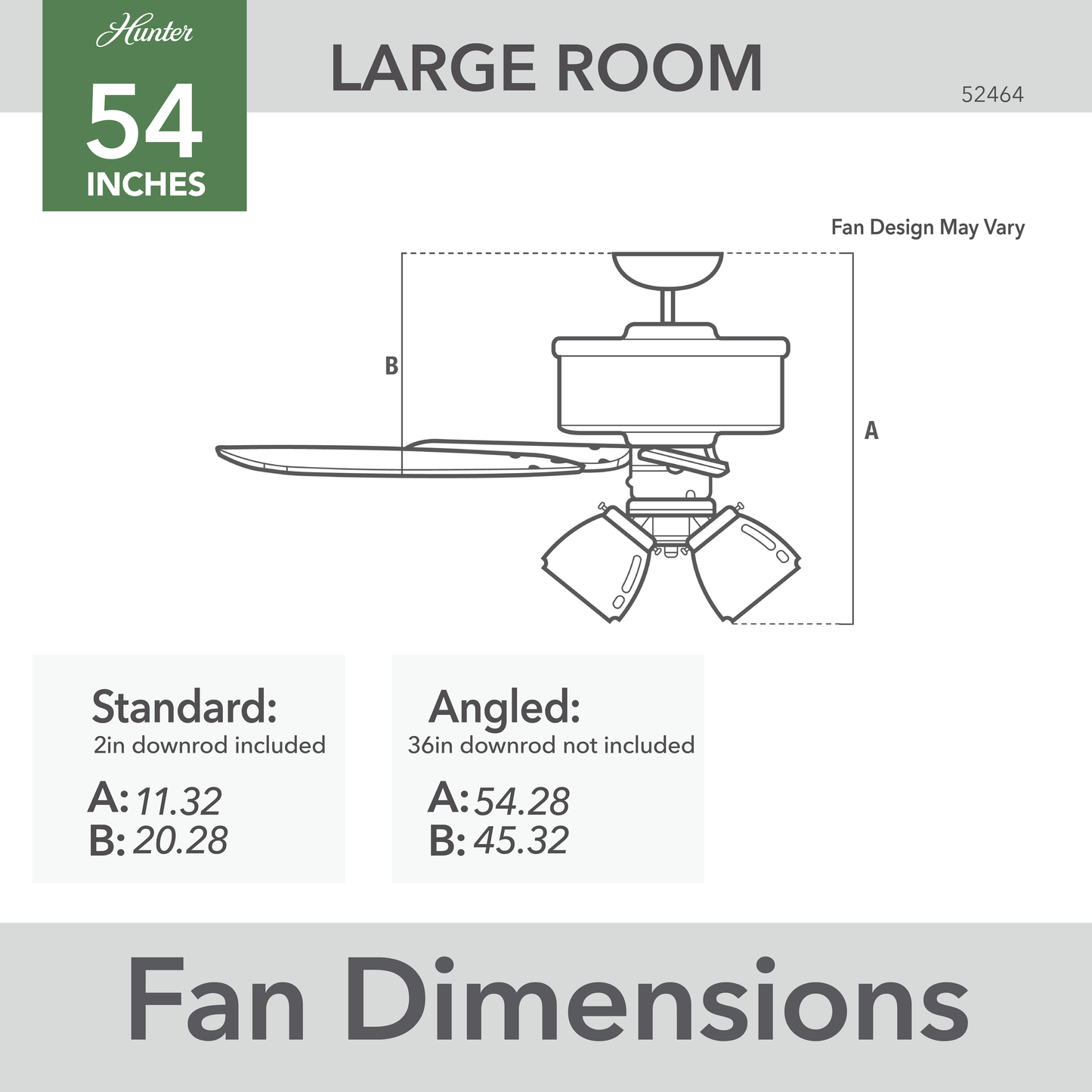 Promenade with LED Light 54 inch (Refurbished)