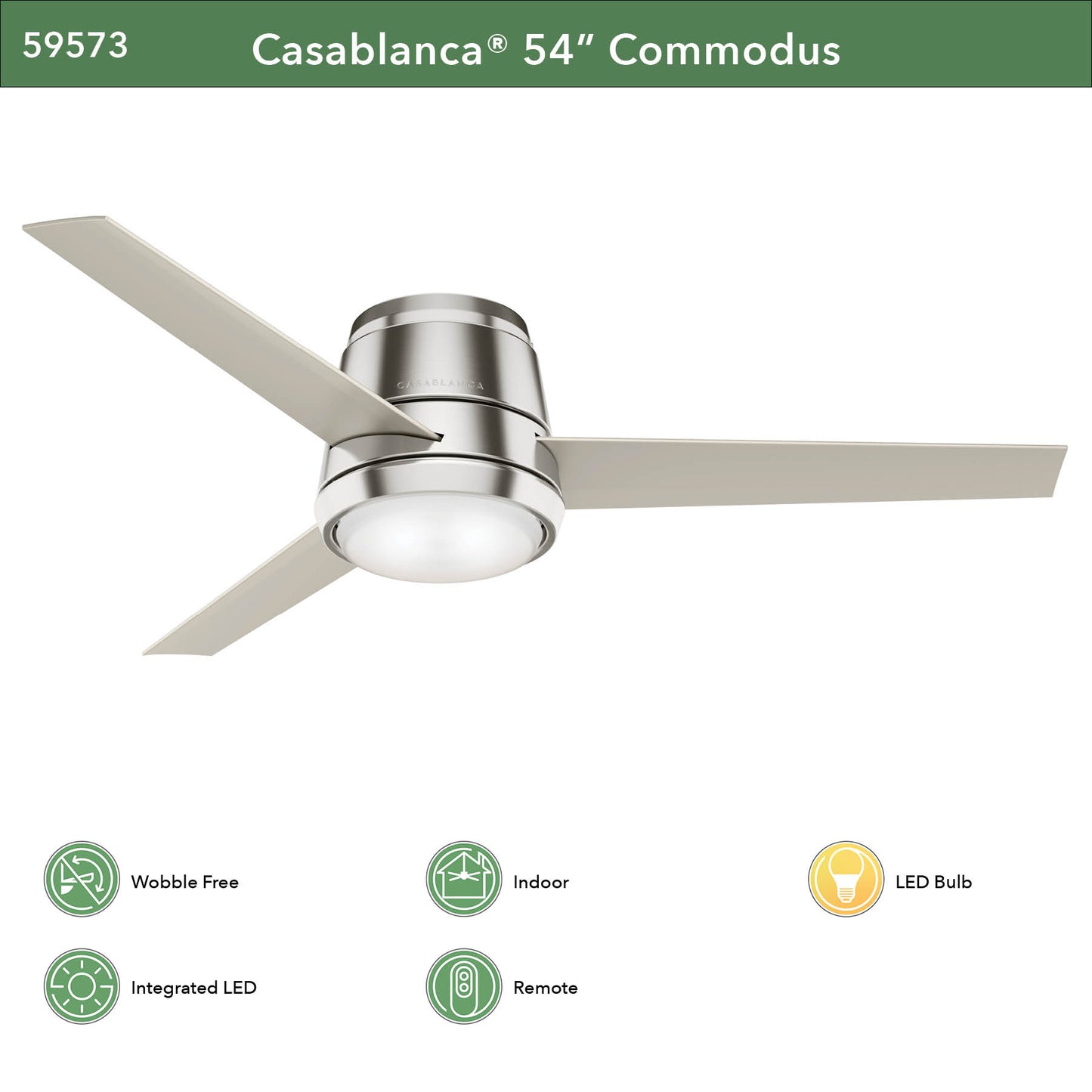 Commodus with LED Light 54 inch