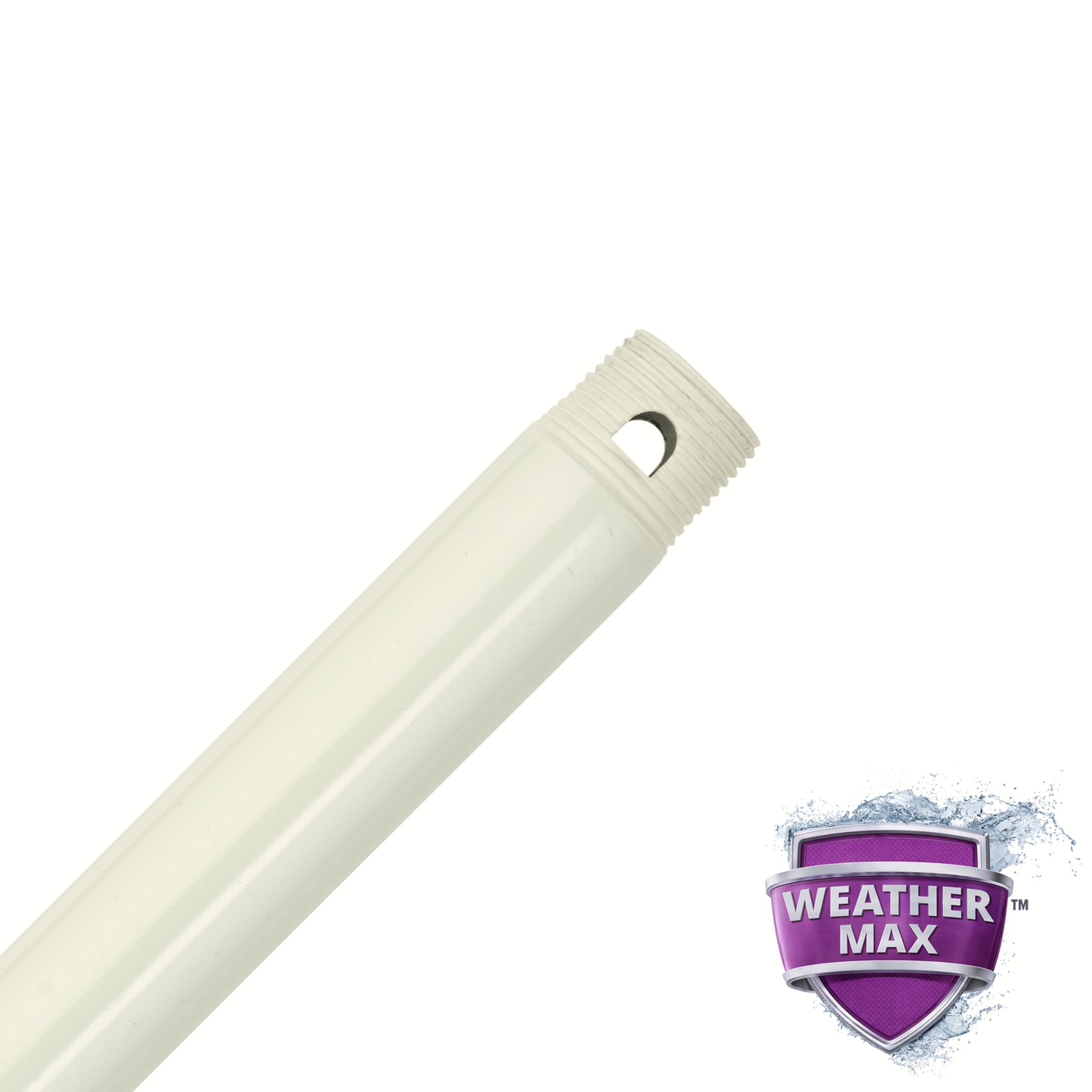 Fresh White All-Weather 48" Downrod