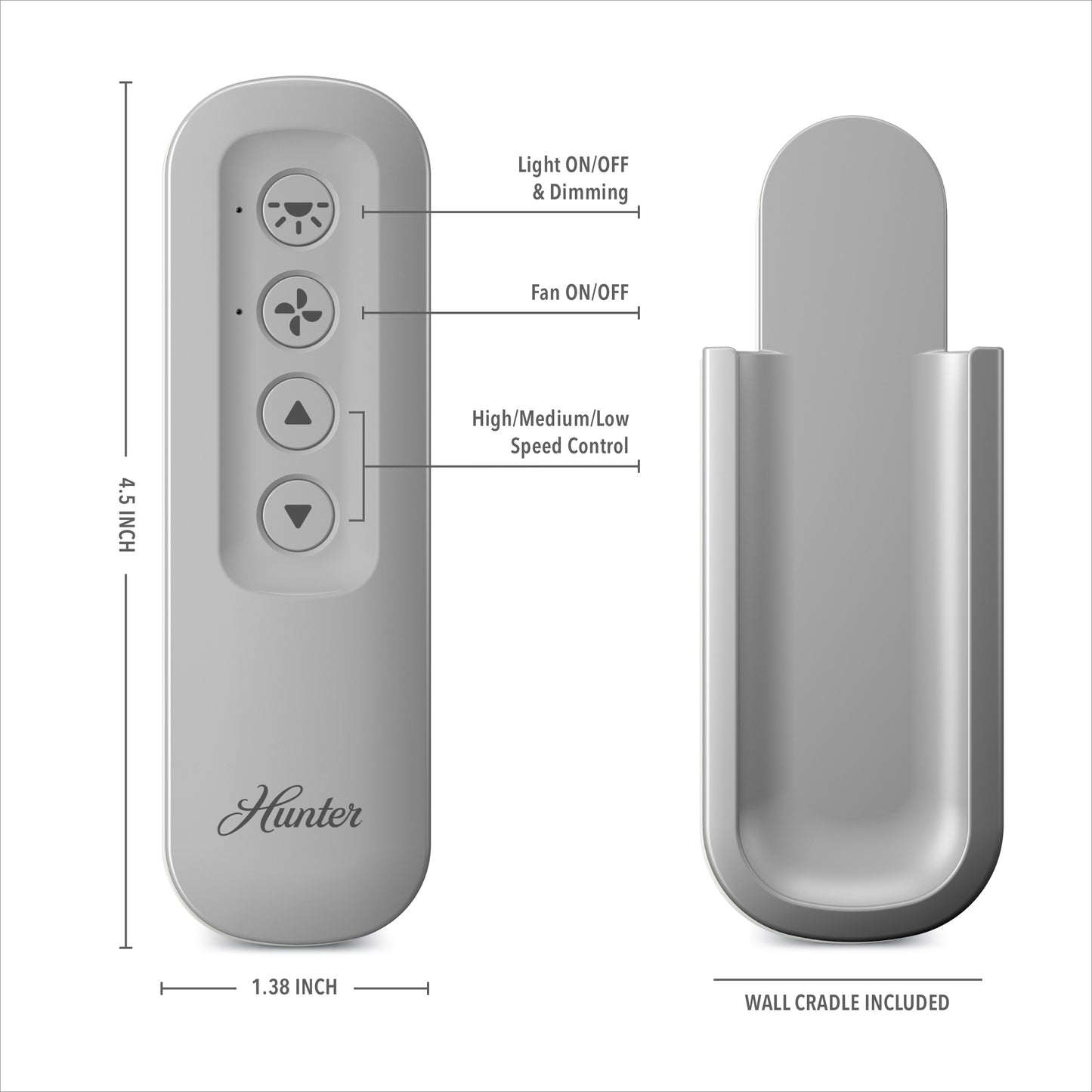 Universal Fan-Light Remote Control with Receiver