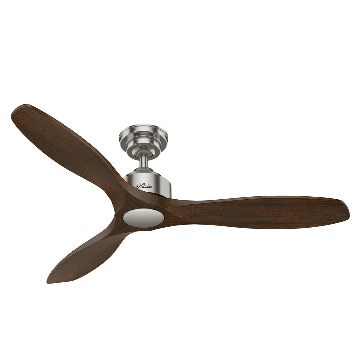 Hunter 52 inch Melbourne Brushed Nickel Ceiling Fan and Wall Control
