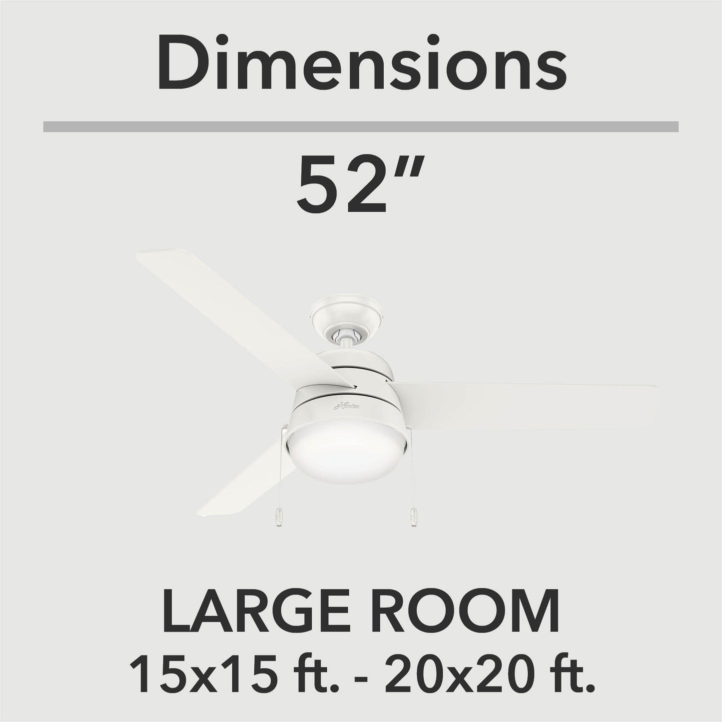 Aker Outdoor with LED Light 52 inch