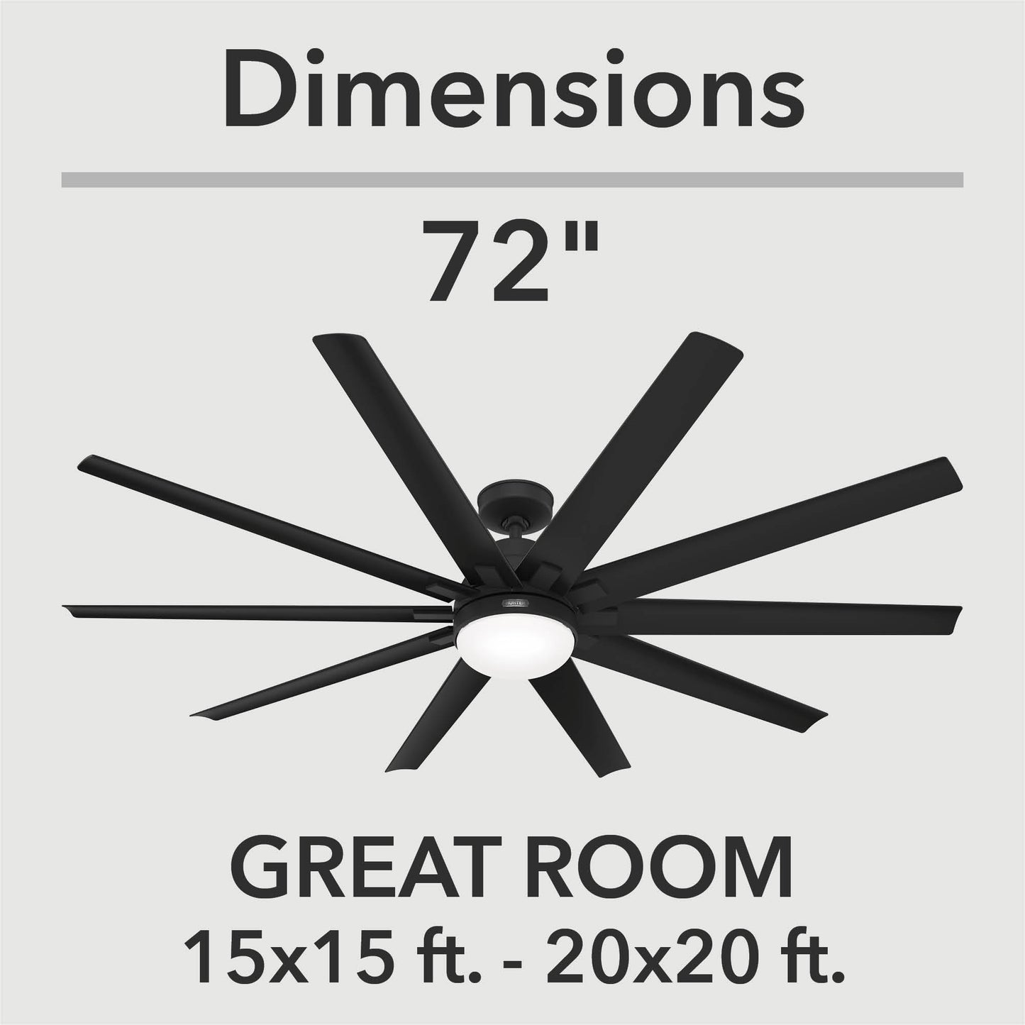 Overton Outdoor with LED Light 72 inch