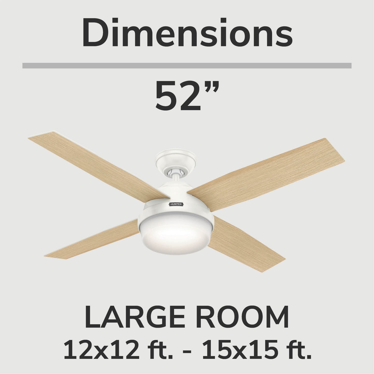 Dempsey with Light 52 inch