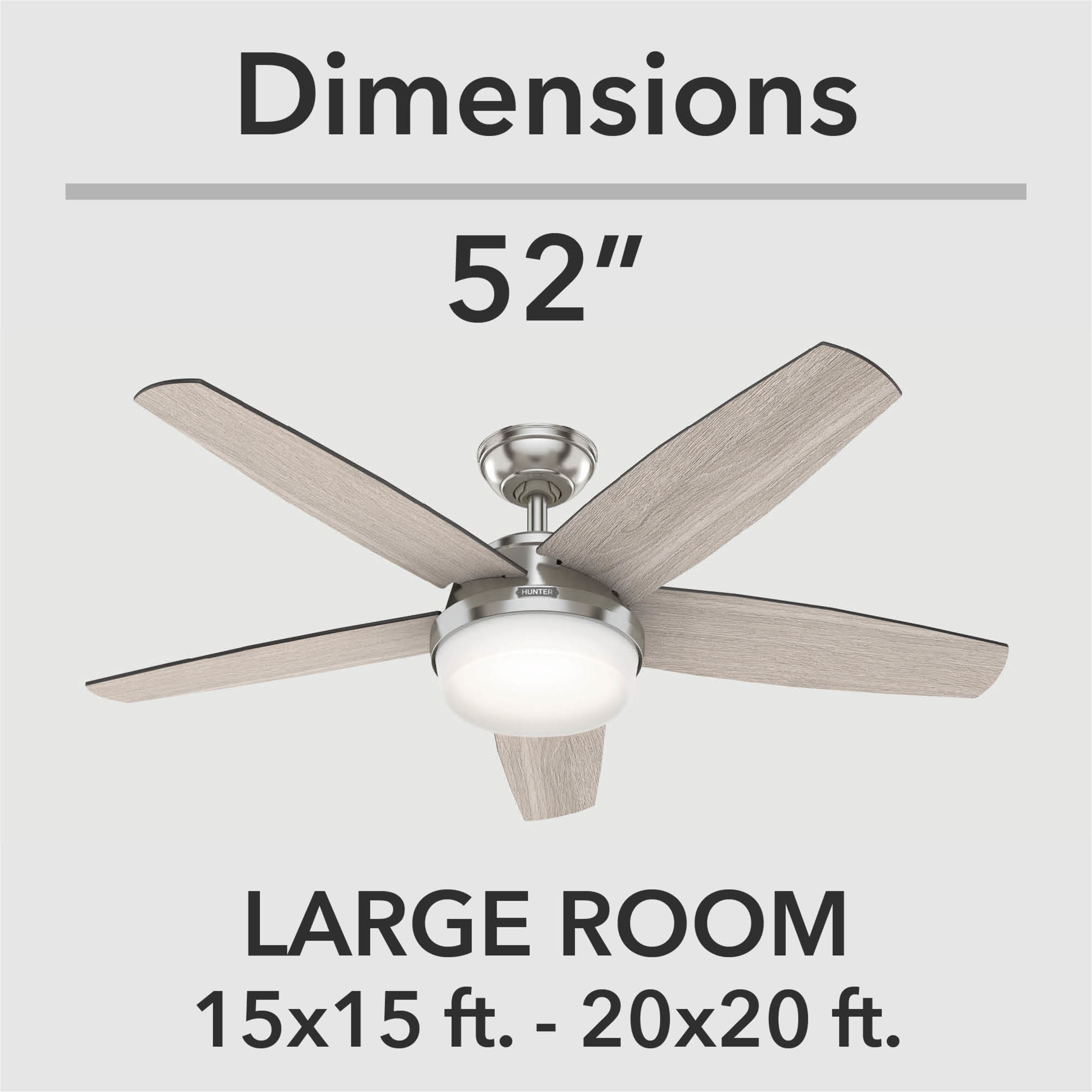 Avia with LED Light 52 inch