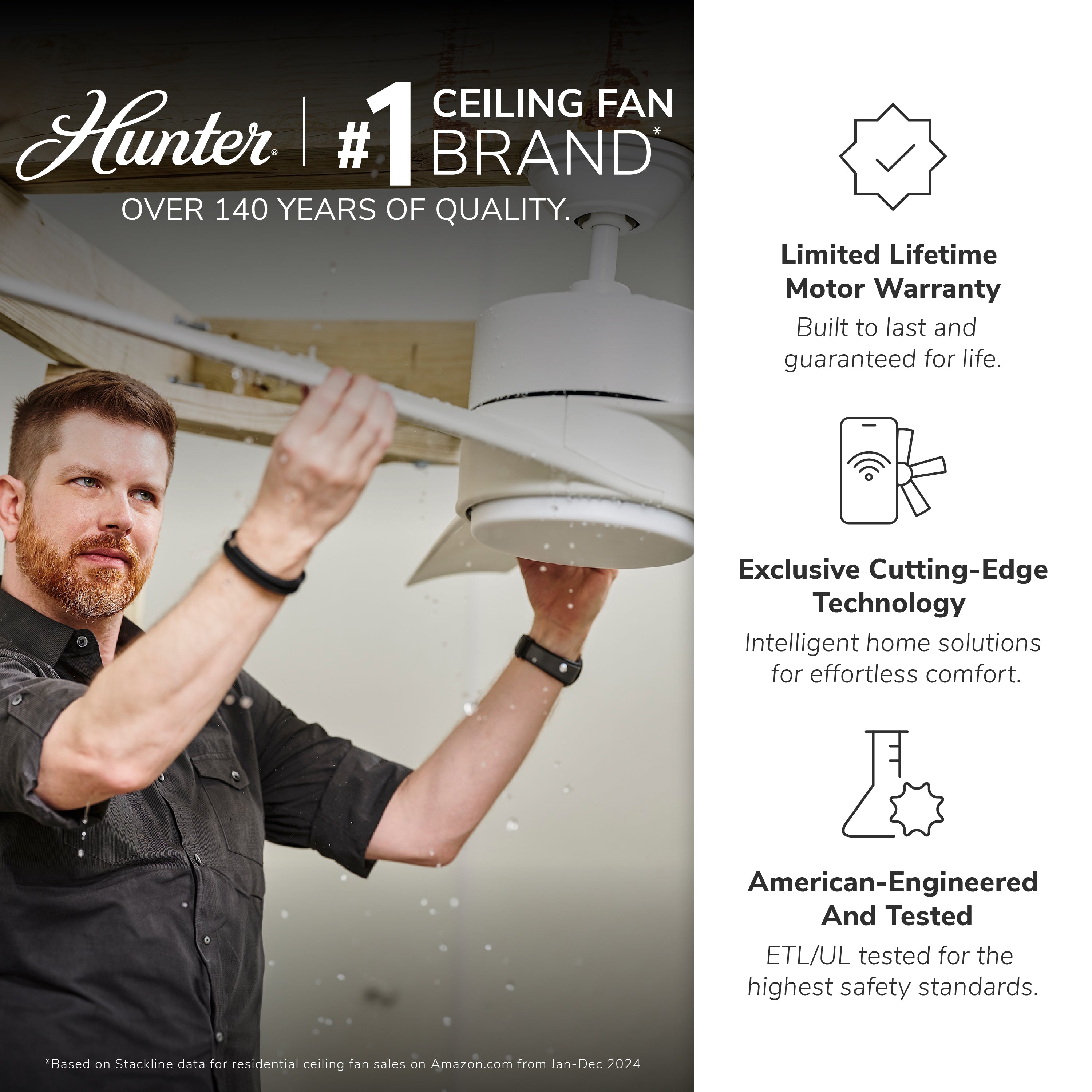 Anslee Low Profile with LED Light 46 inch