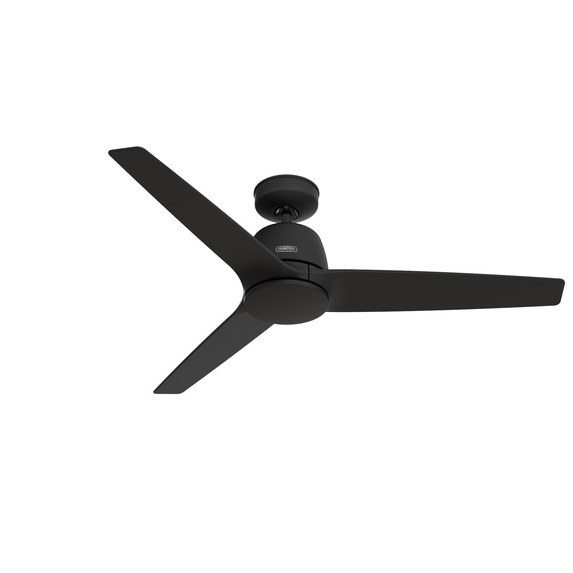 Hunter 52 inch Malden Matte White Ceiling Fan and Handheld Remote